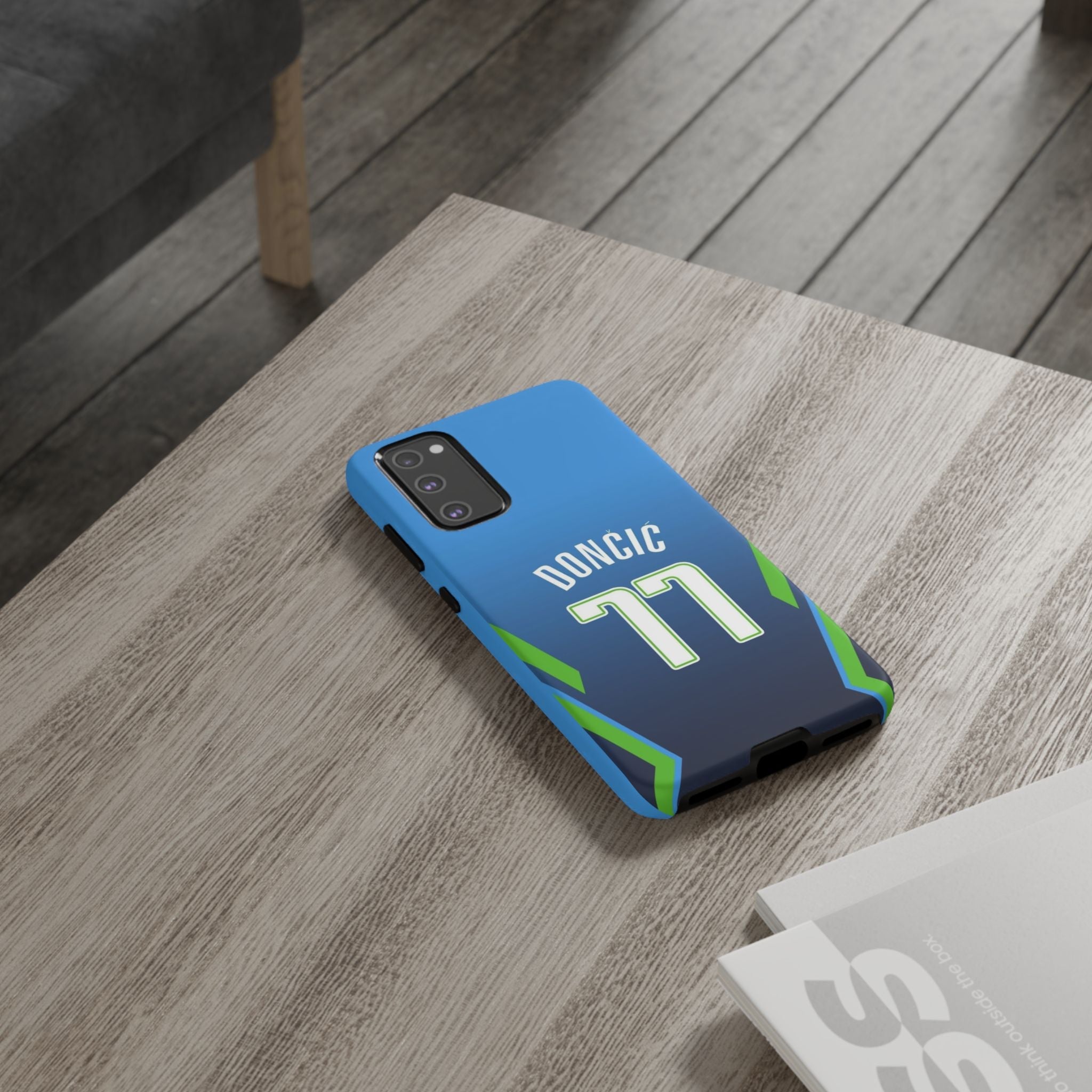 Luka Dončić Ice Vision Edition – Rugged Dual-Layer Build, Slim Fit | Compatible with iPhone 8–16 Pro Max & Samsung Galaxy S10–S25 Ultra