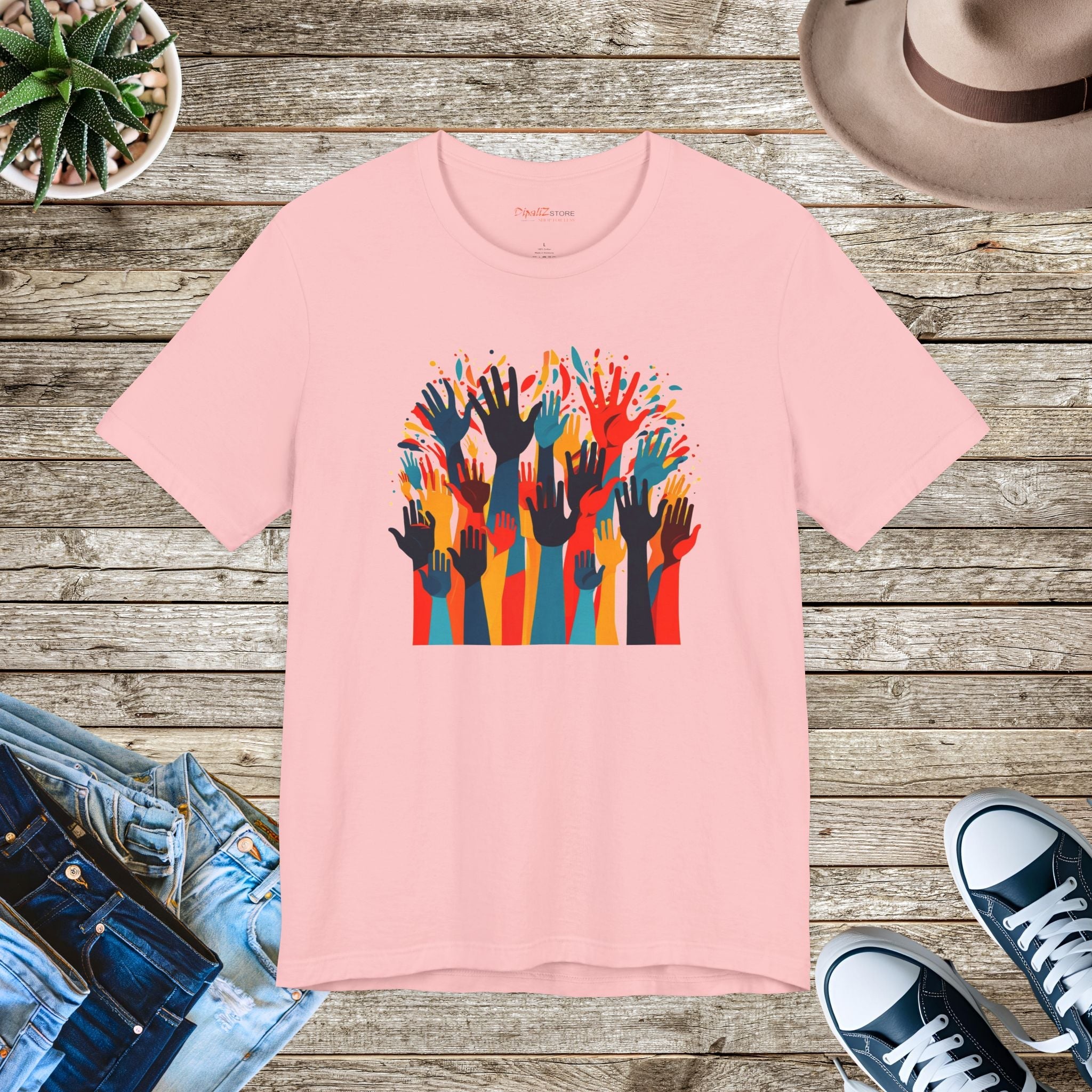 Classic Jersey Short Sleeve Tee - Soft Cotton Comfort - DipaliZ