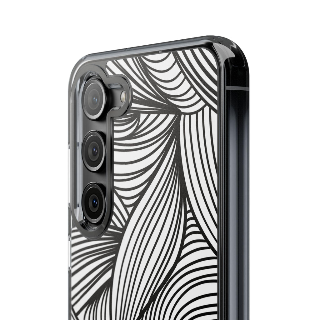 Black and White Illusion Clear Cases