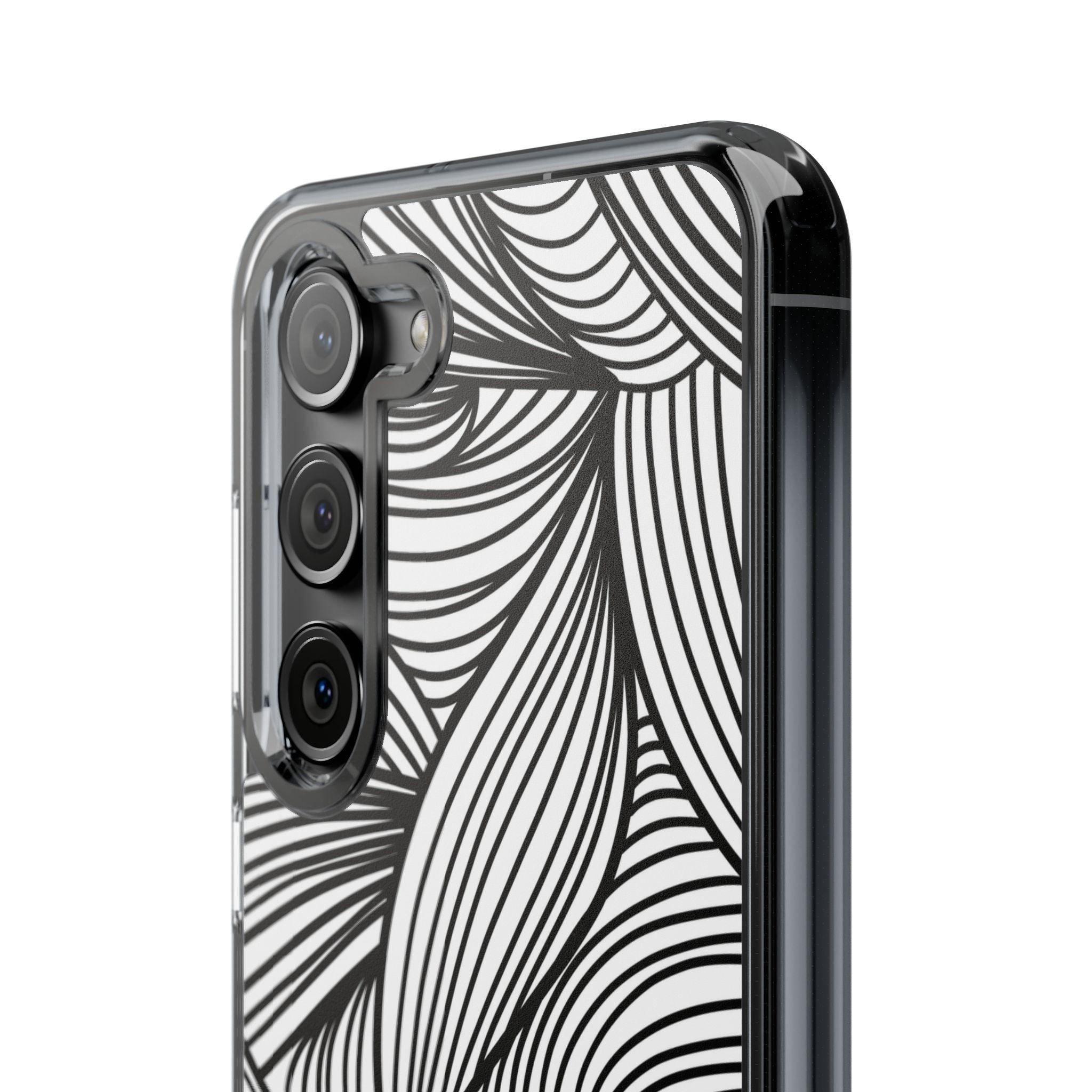 Black and White Illusion Clear Cases
