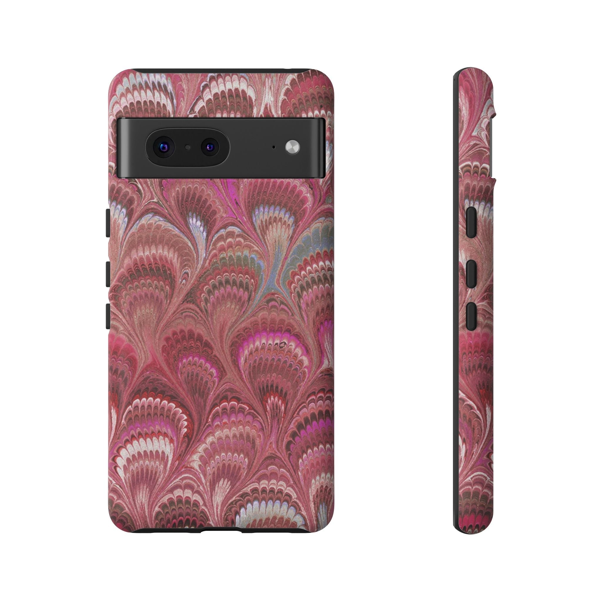 Shades of Pink Marbled Phone Case —  Dual Layer - Tough Protective Phone Cover