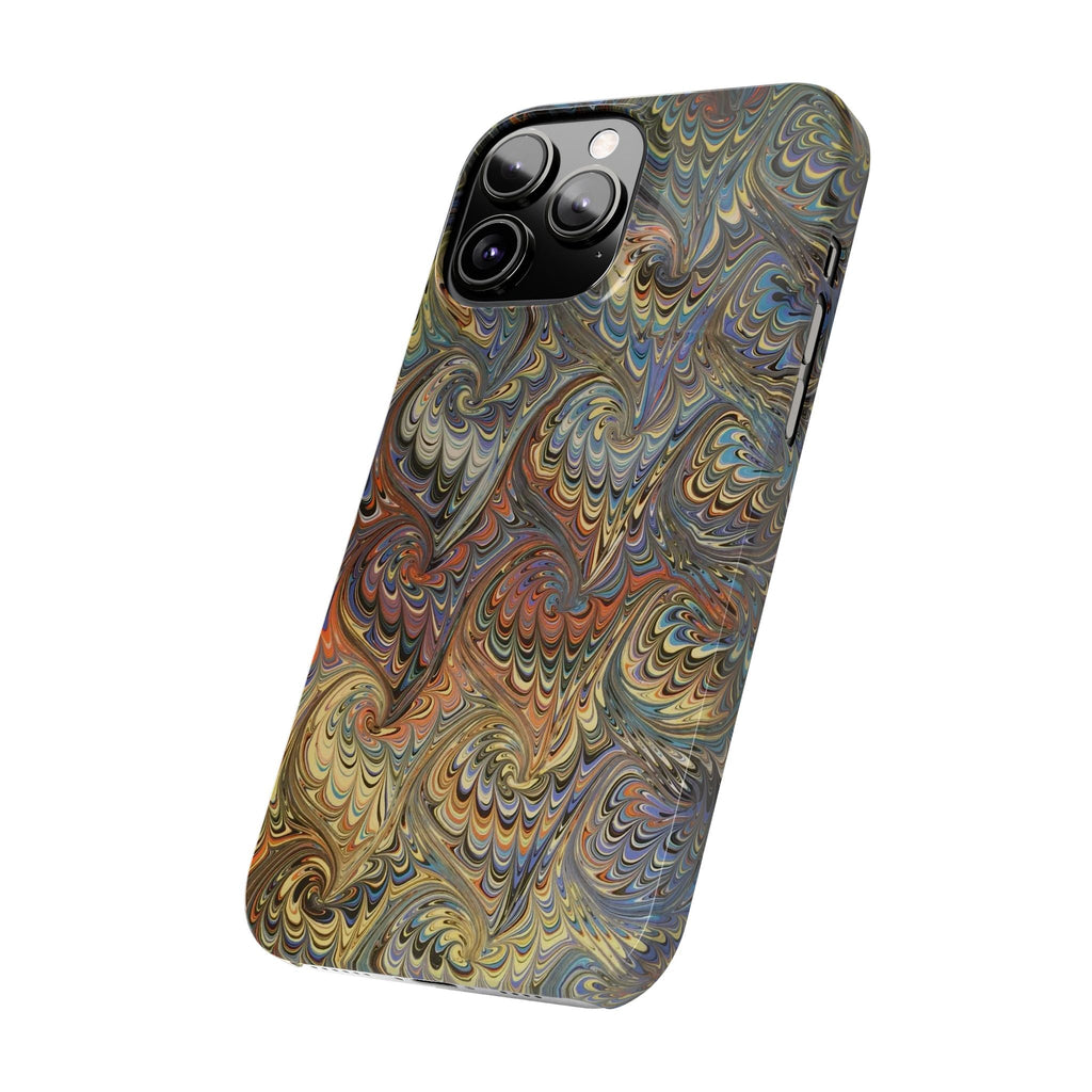 Golden Fall Colors Italian Traditional Marble Design