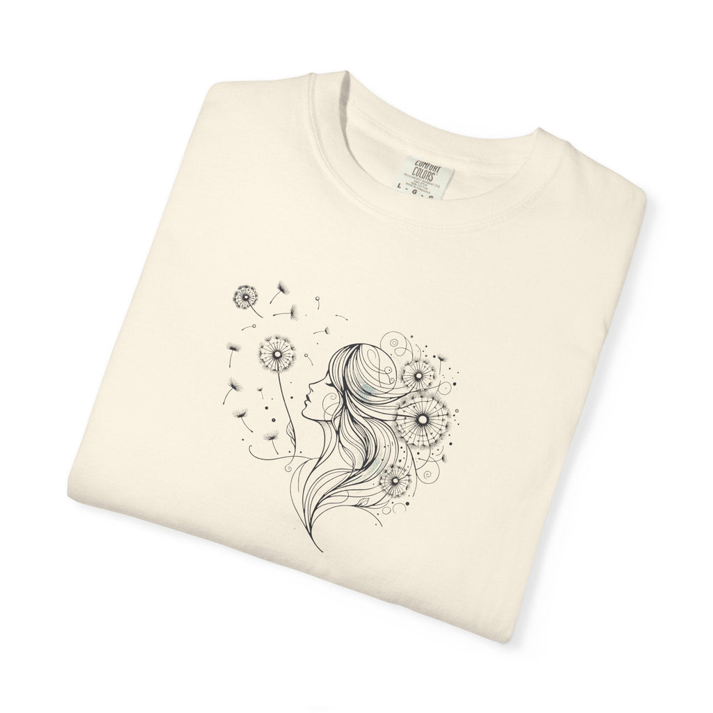 Woman and Dandelions Dreams Comfort Tee - Unisex - DipaliZ