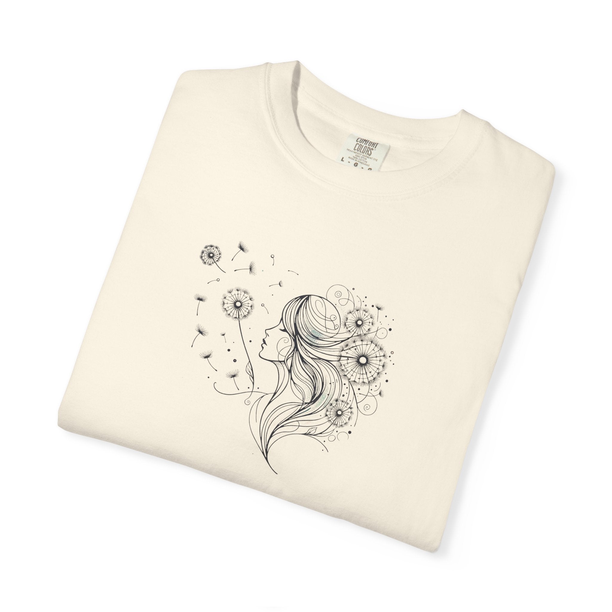 Woman and Dandelions Dreams Comfort Tee - Unisex - DipaliZ