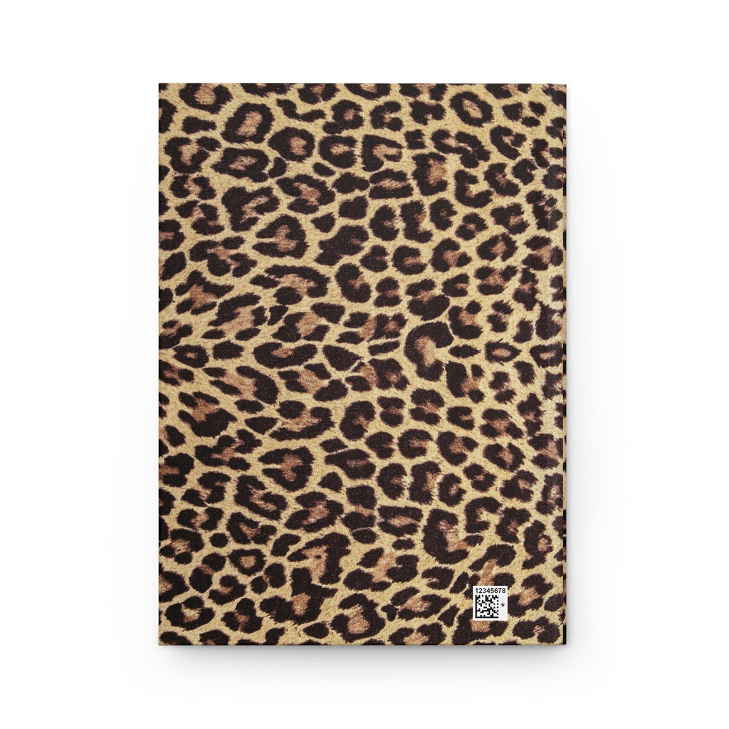 Leopard Print on Hardcover Journal Matte