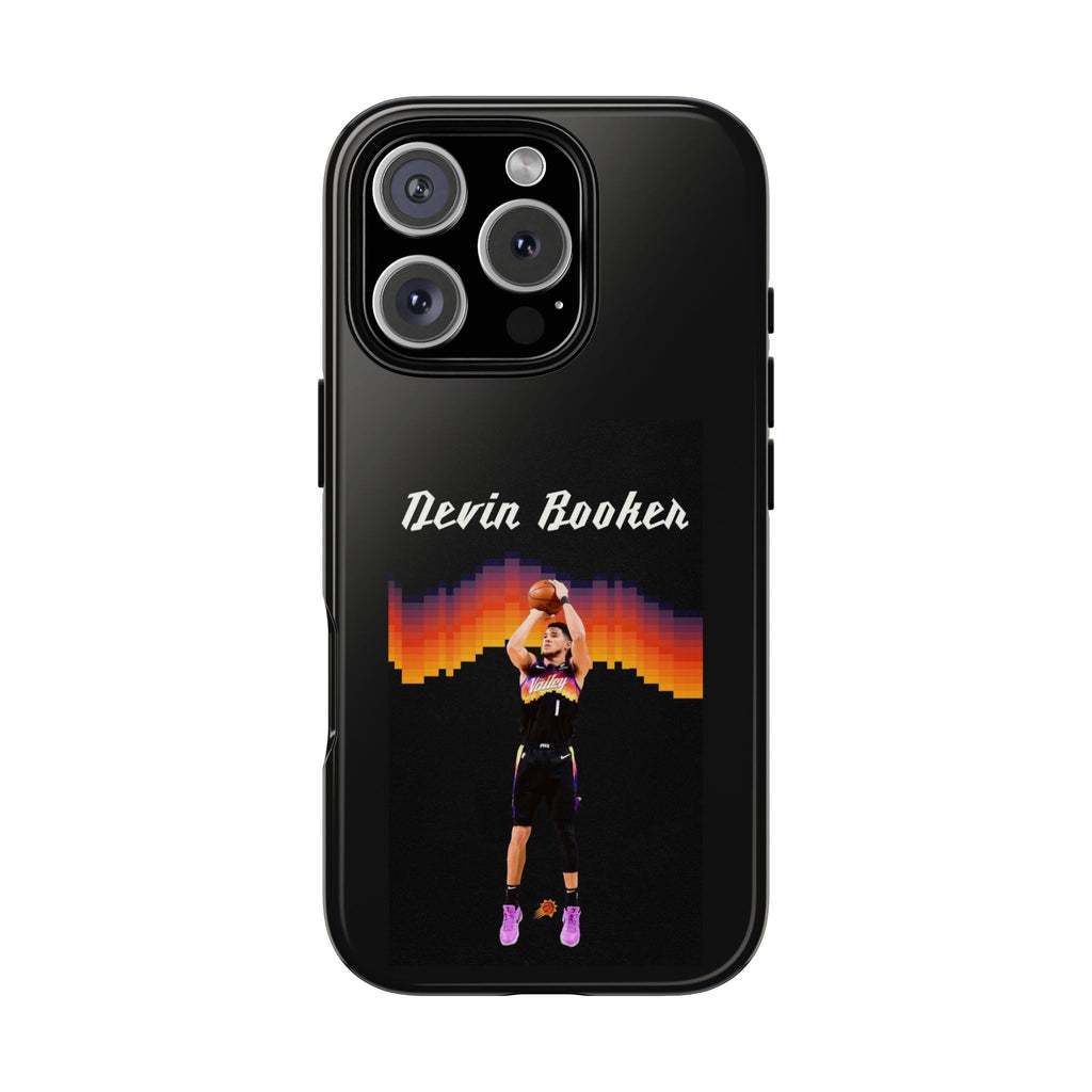 Devin Booker Precision Blaze Series – Dual-Layer ShockGuard Protection | Fits iPhone 8–16 Pro Max & Samsung Galaxy S10–S25 Ultra