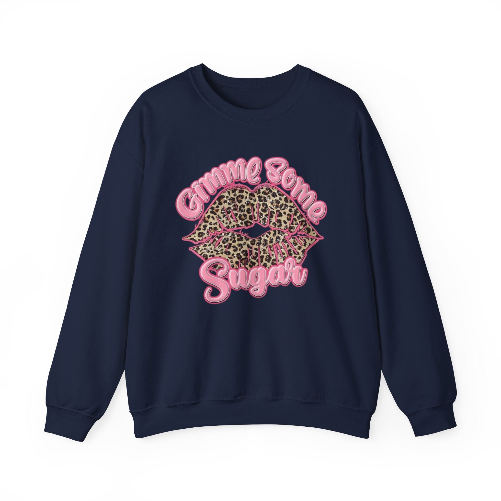 Gimme Some Sugar Leopard Lips Crewneck Sweatshirt