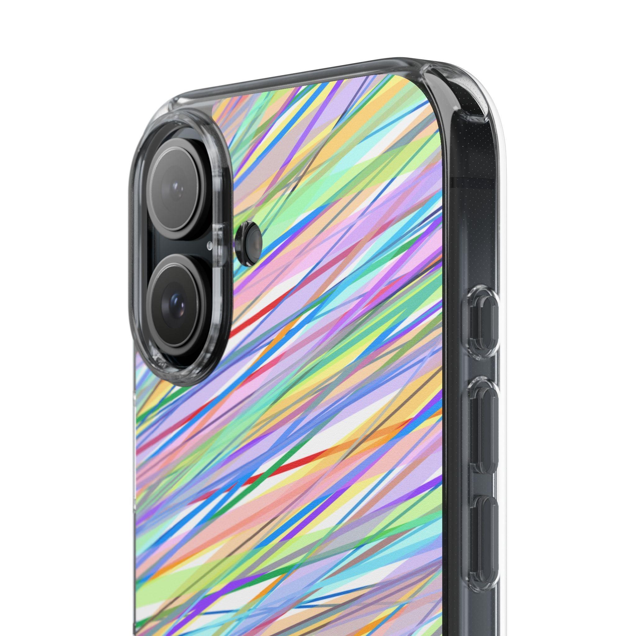 Threads Of Colors Clear Case