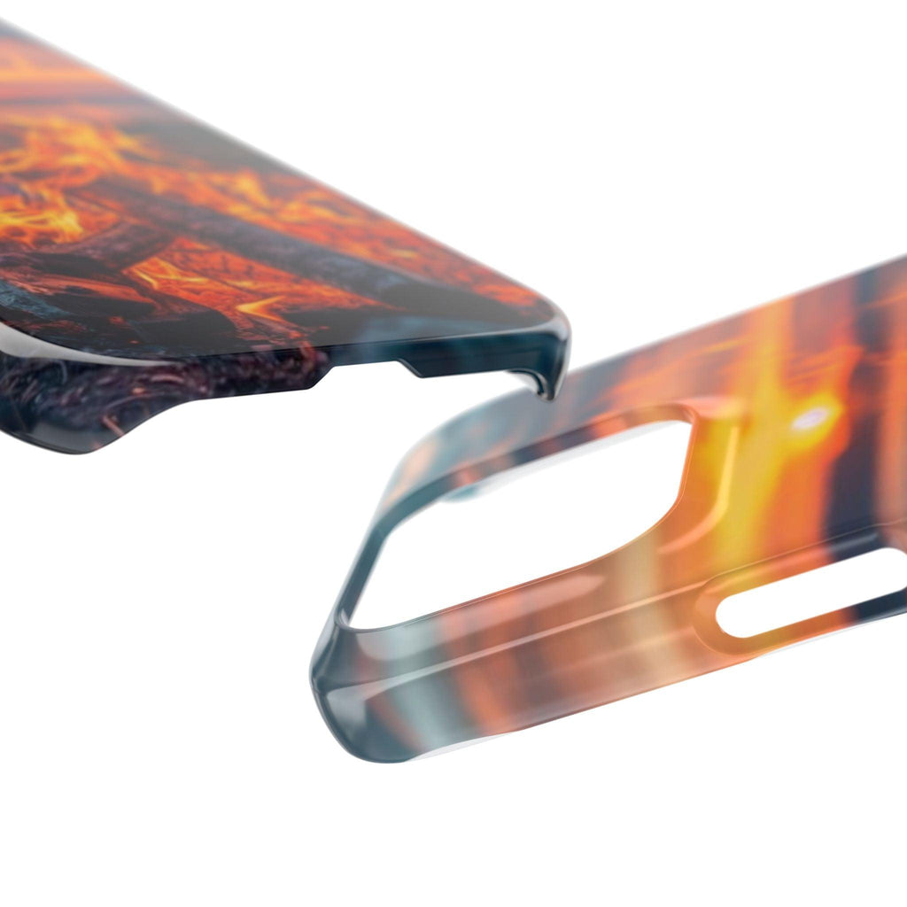 Woodland Fire Phone Case – Warmth of Nature’s Blaze on Your Device