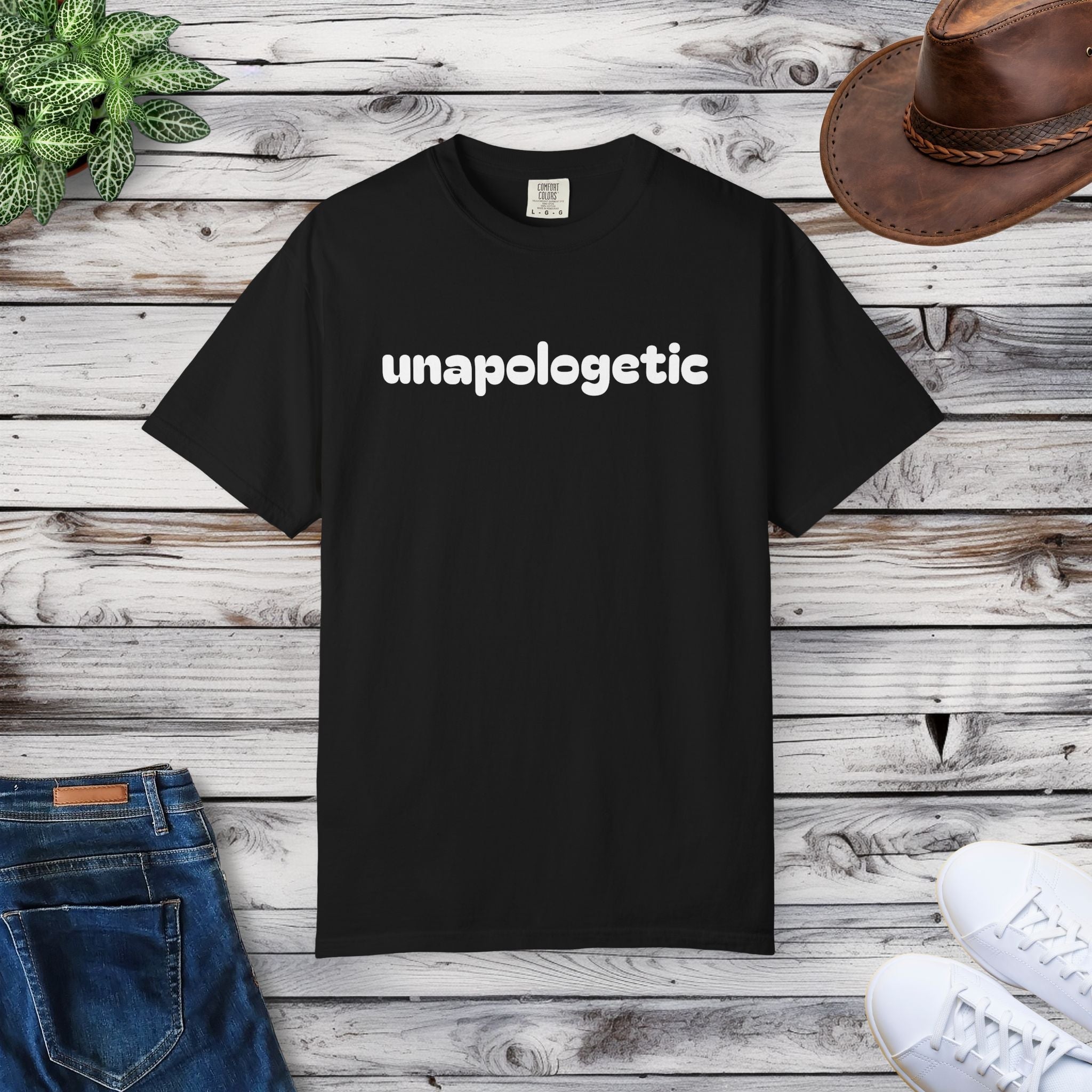 Unapologetically Feminist Tee - Garment-Dyed Cotton - DipaliZ