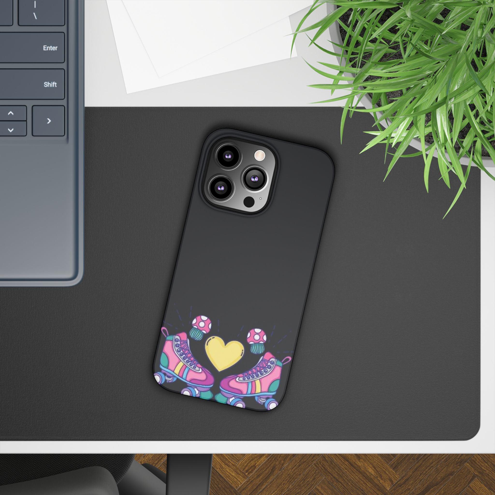Skater's Heart Phone Case – Glide with Love Everywhere
