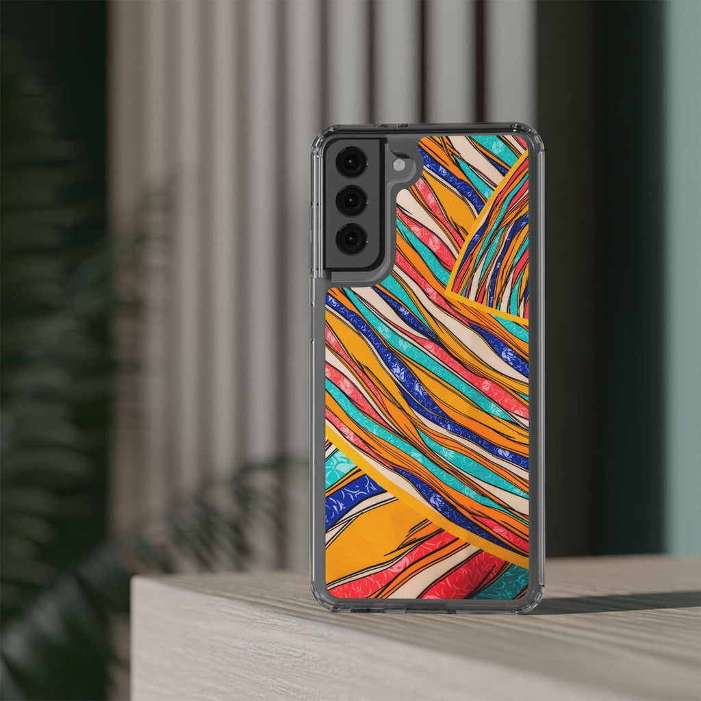 Clear Cases Stripes of  Powerful Colors