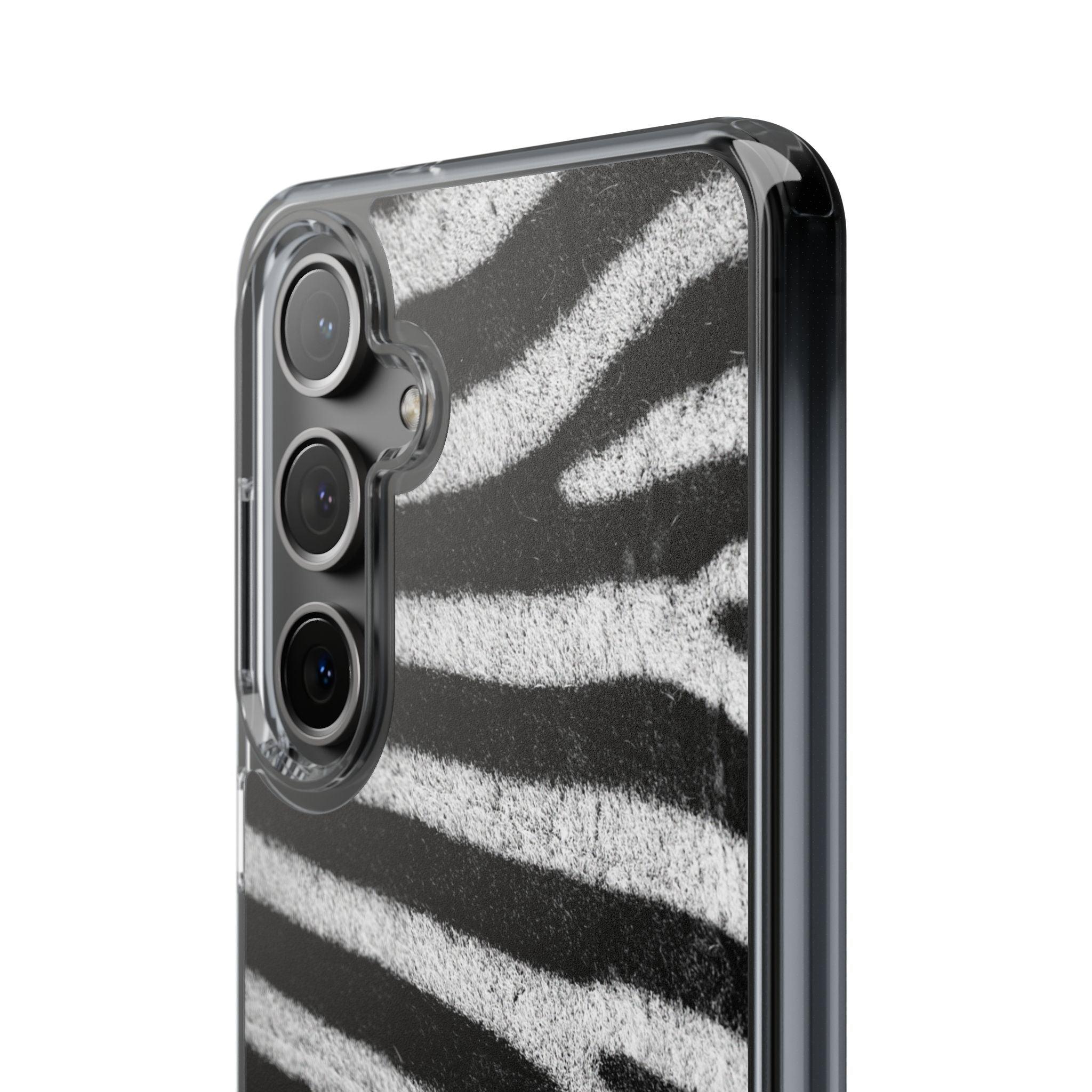 Clear Cases Black and White Zebra Stripes