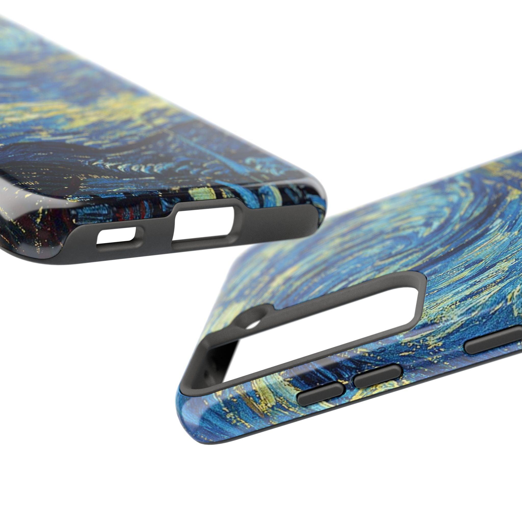 Blue And Yellow Theme Art Colors Tough Phone Cases