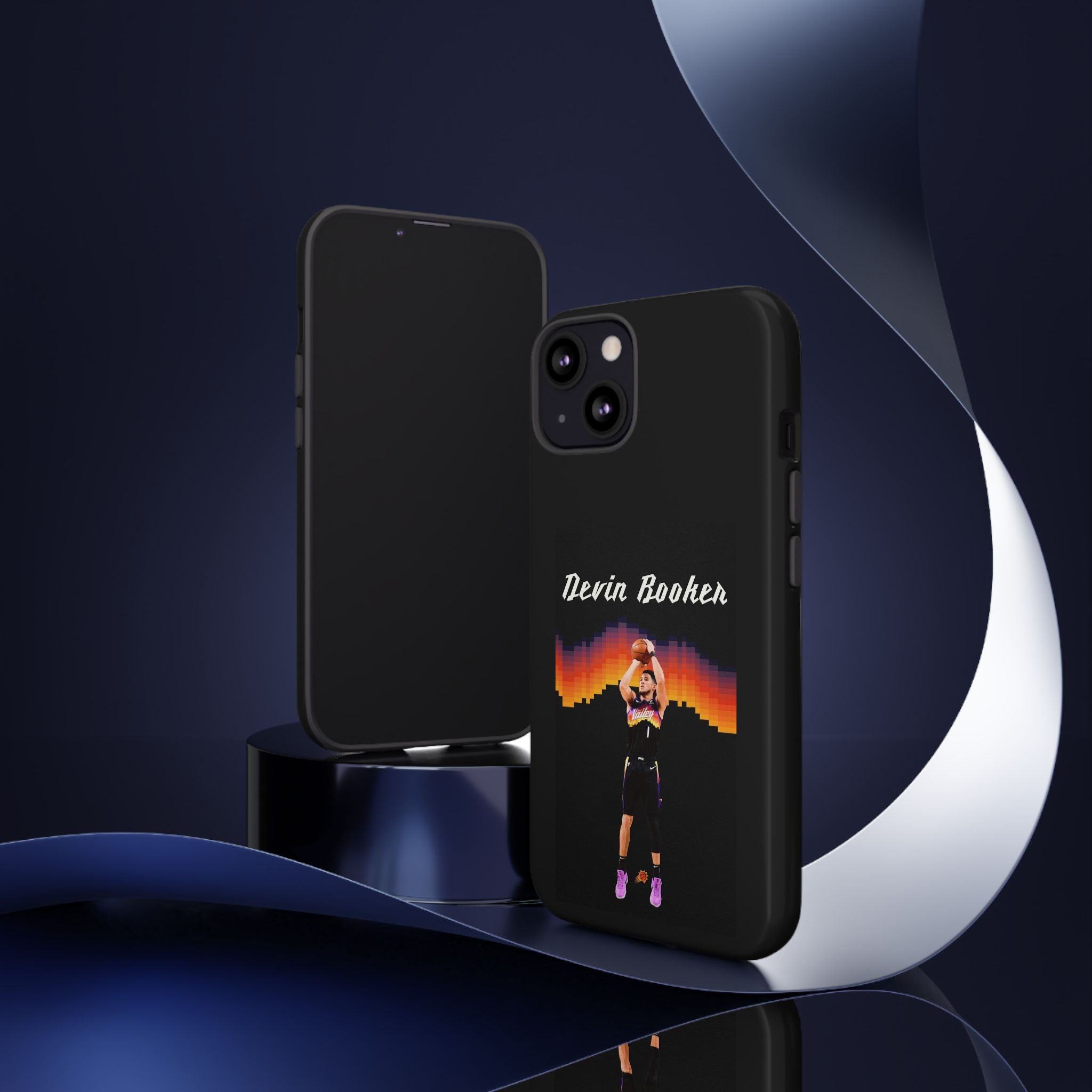 Devin Booker Precision Blaze Series – Dual-Layer ShockGuard Protection | Fits iPhone 8–16 Pro Max & Samsung Galaxy S10–S25 Ultra