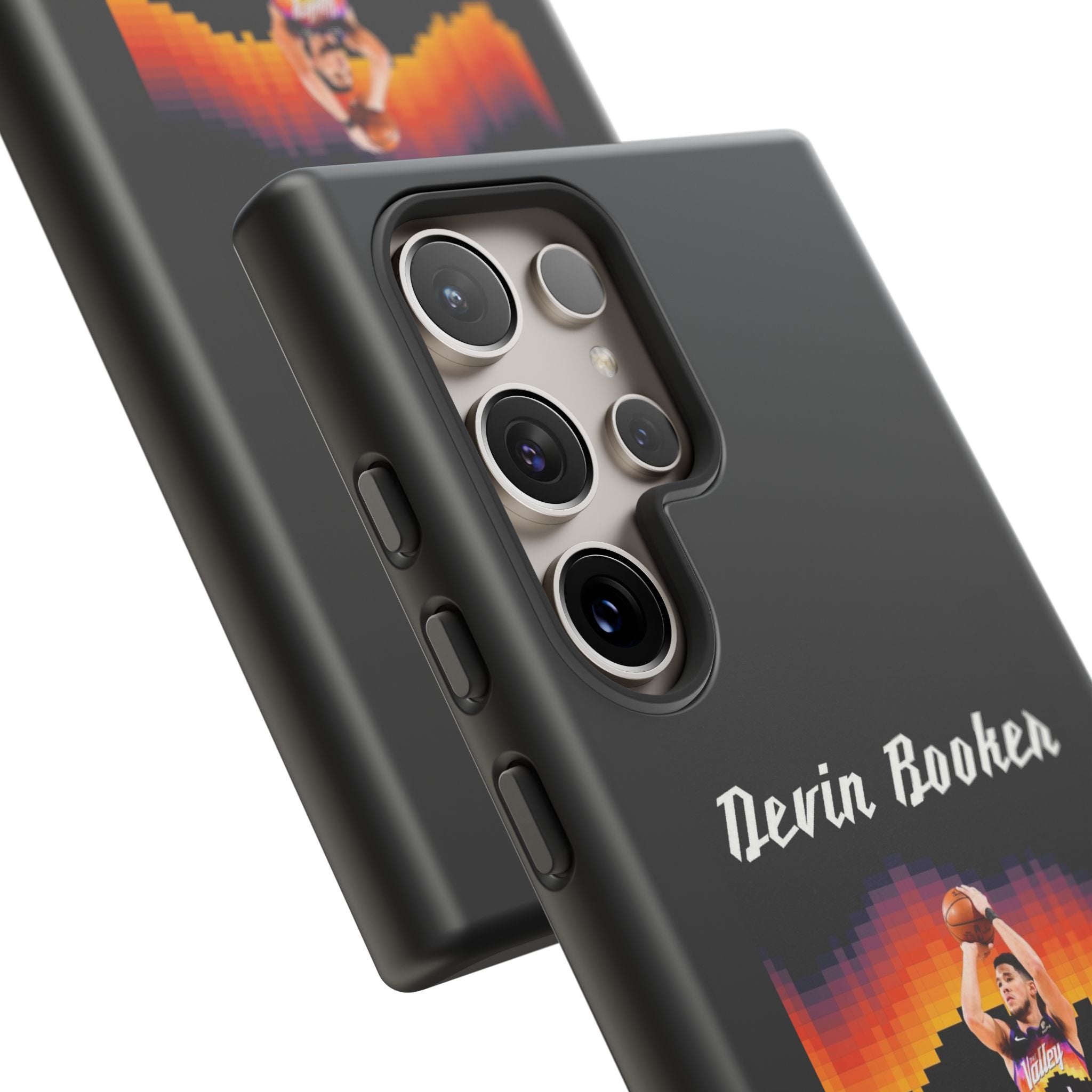 Devin Booker Precision Blaze Series – Dual-Layer ShockGuard Protection | Fits iPhone 8–16 Pro Max & Samsung Galaxy S10–S25 Ultra