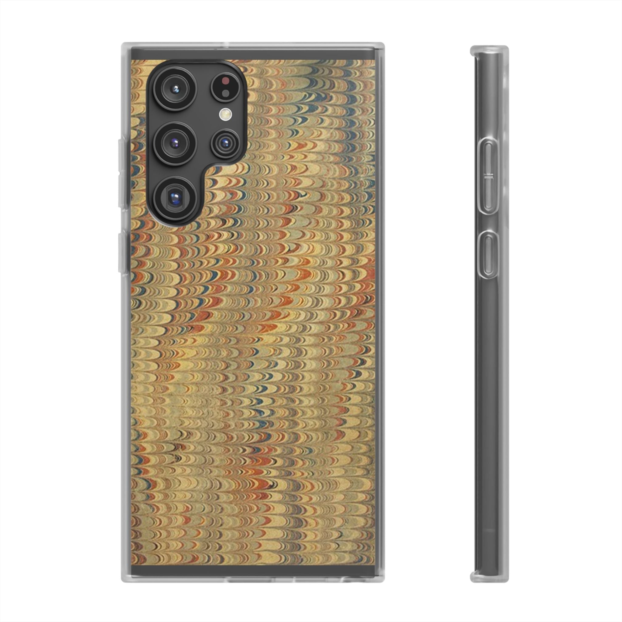 Golden Fall Neutrals Italian Marbled Design Stylish Phone Cases
