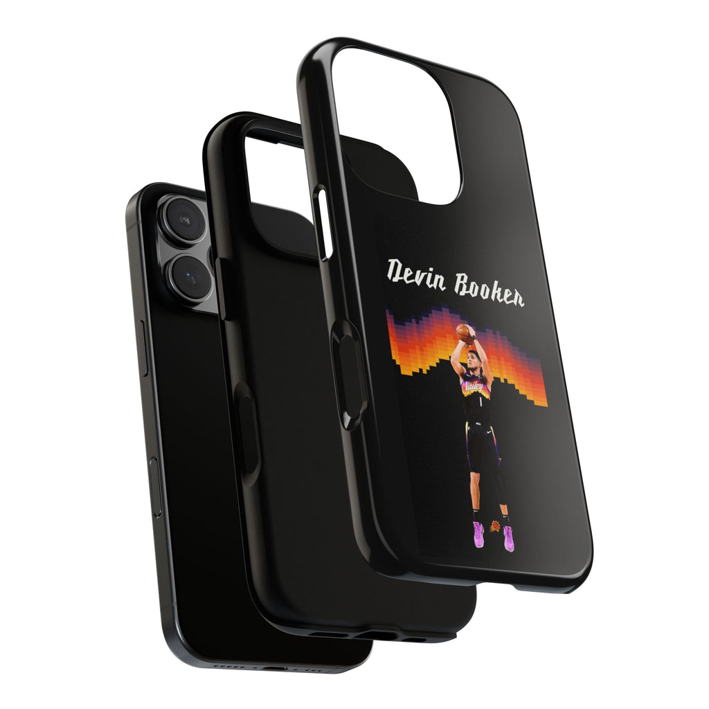 Devin Booker Precision Blaze Series – Dual-Layer ShockGuard Protection | Fits iPhone 8–16 Pro Max & Samsung Galaxy S10–S25 Ultra