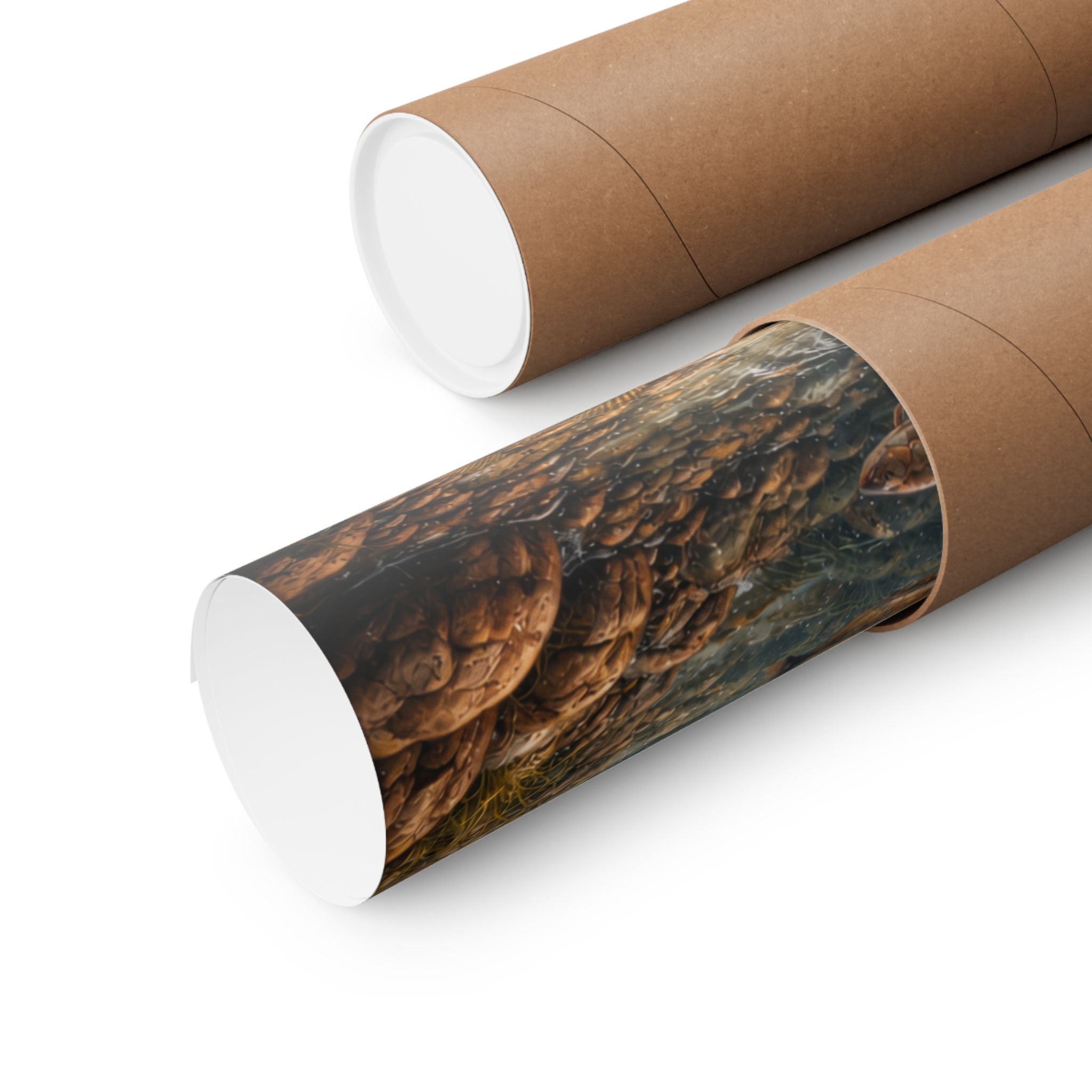 Scenic Trout Stream Matte Poster — Mountain River Landscape Wall Art