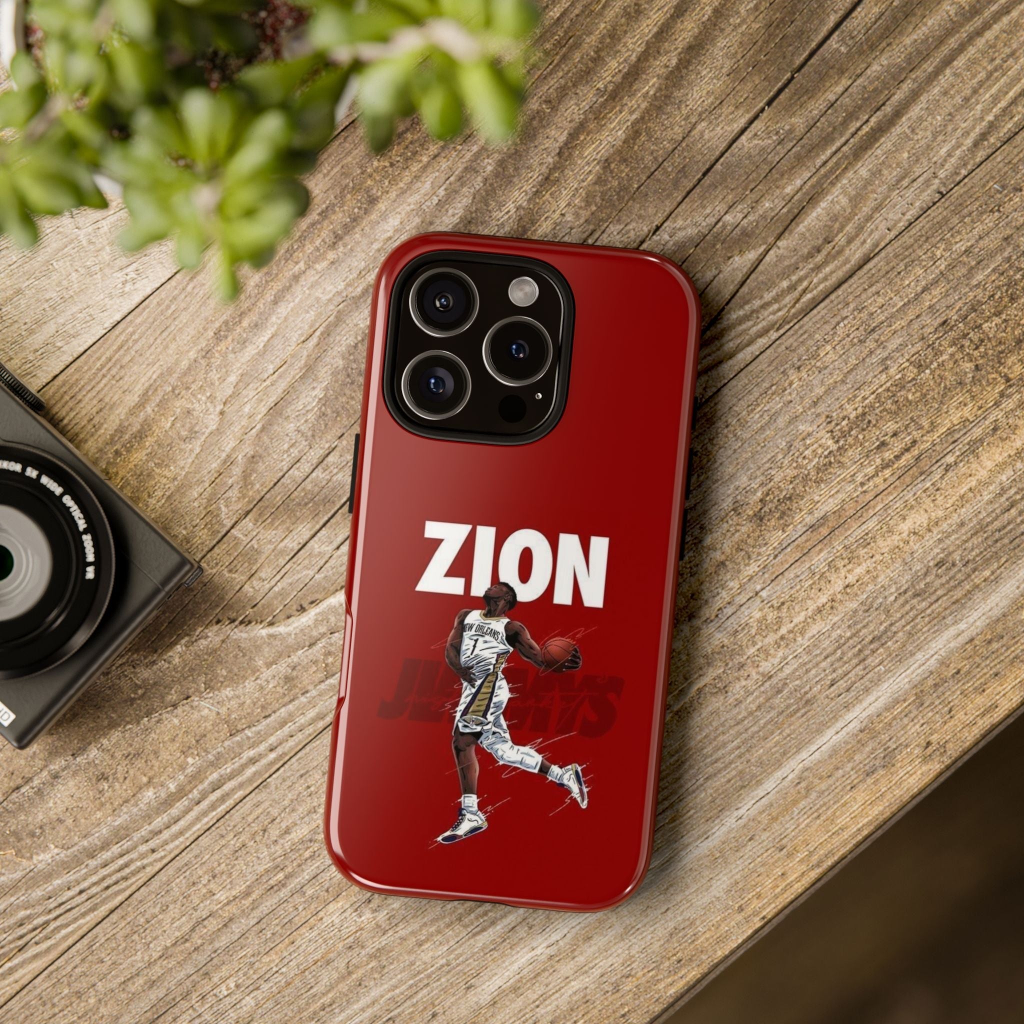 Zion Williamson Power Drive Edition – Rugged Dual-Layer Armor & Slim Fit | Compatible with iPhone 8–16 Pro Max & Samsung S10–S25 Ultra
