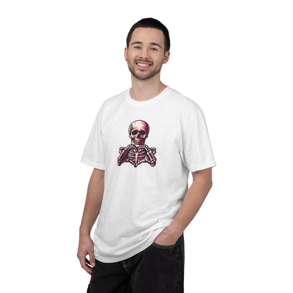 Skeleton With Heart Tee - Soft Cotton Garment-Dyed - DipaliZ