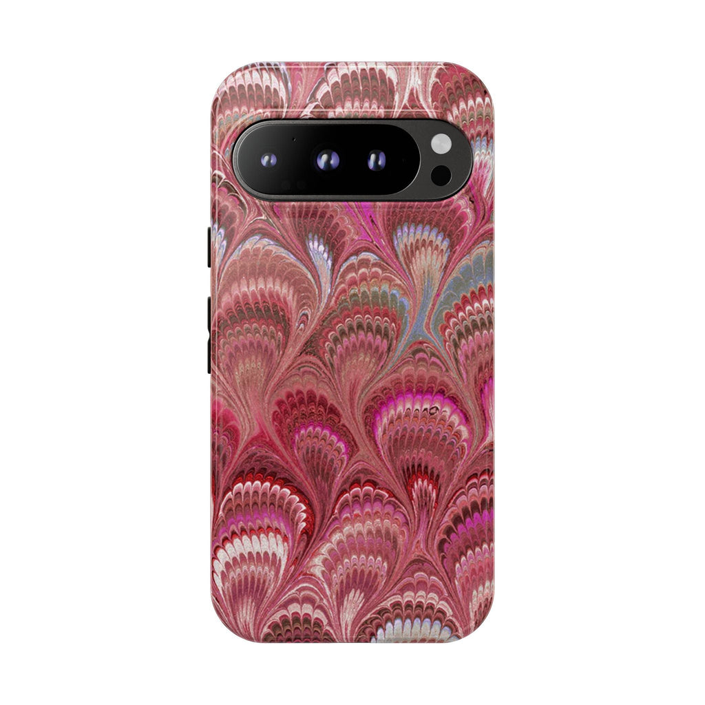 Shades of Pink Marbled Phone Case —  Dual Layer - Tough Protective Phone Cover