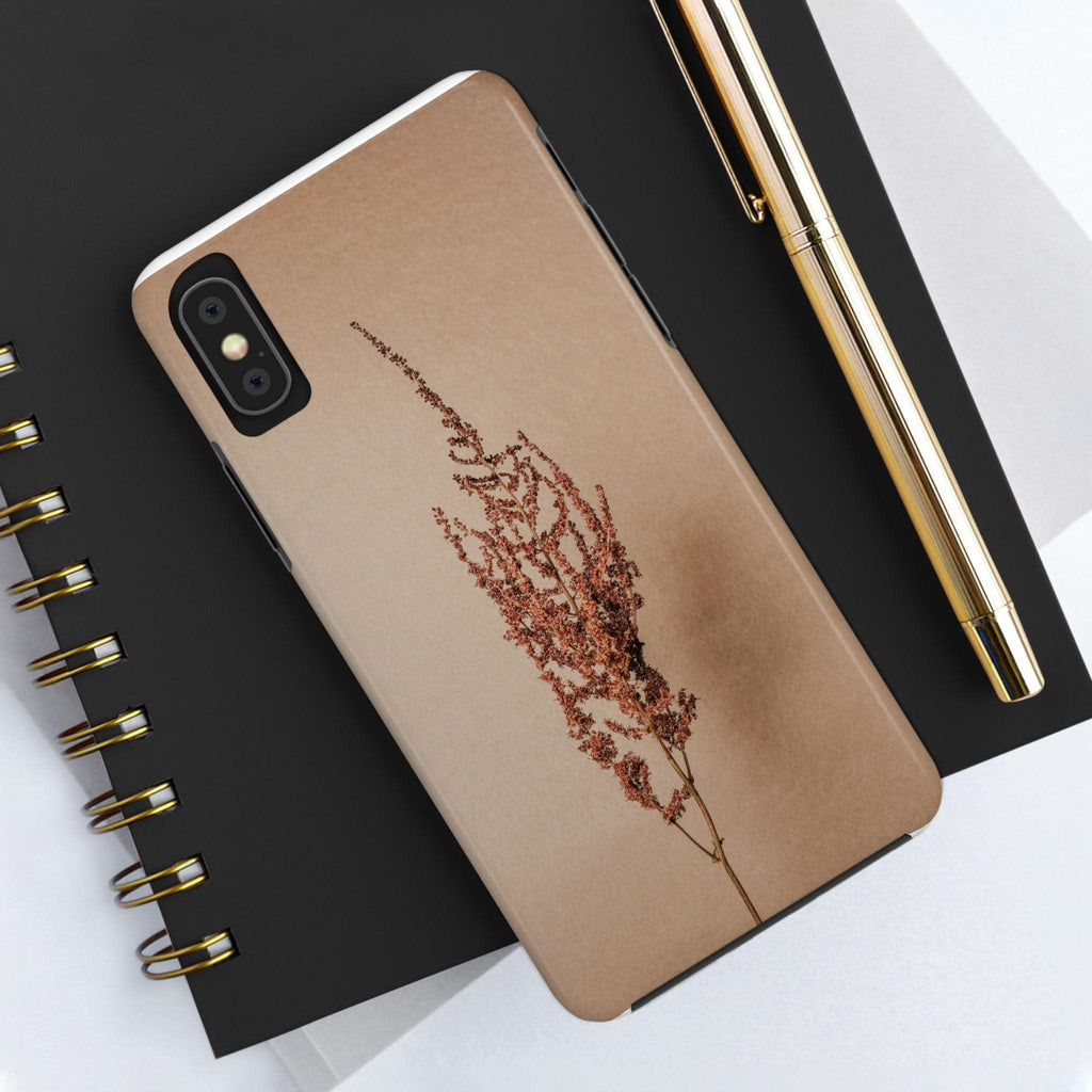 Brown Dry Leaf Tough Phone Cases