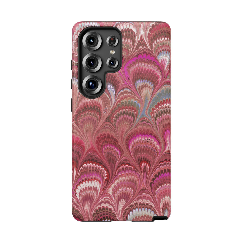 Shades of Pink Marbled Phone Case —  Dual Layer - Tough Protective Phone Cover