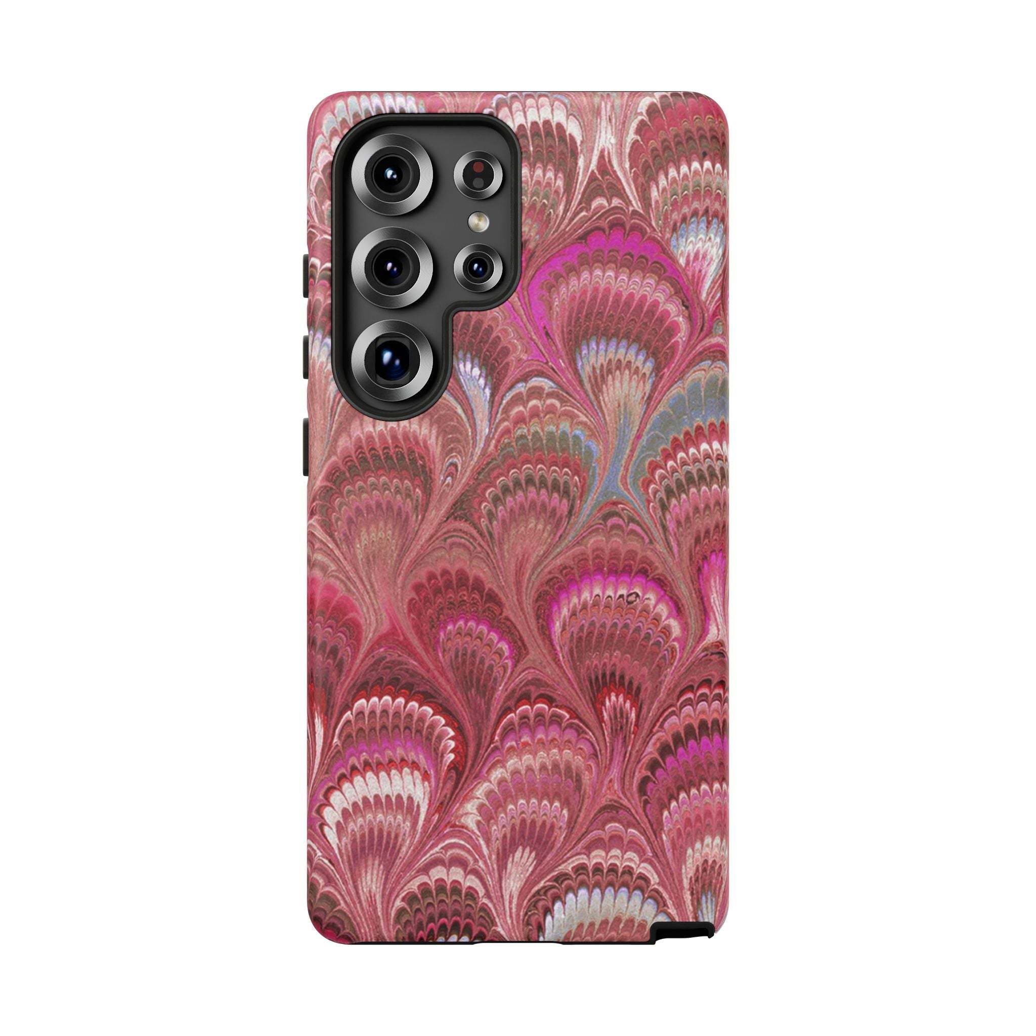 Shades of Pink Marbled Phone Case —  Dual Layer - Tough Protective Phone Cover