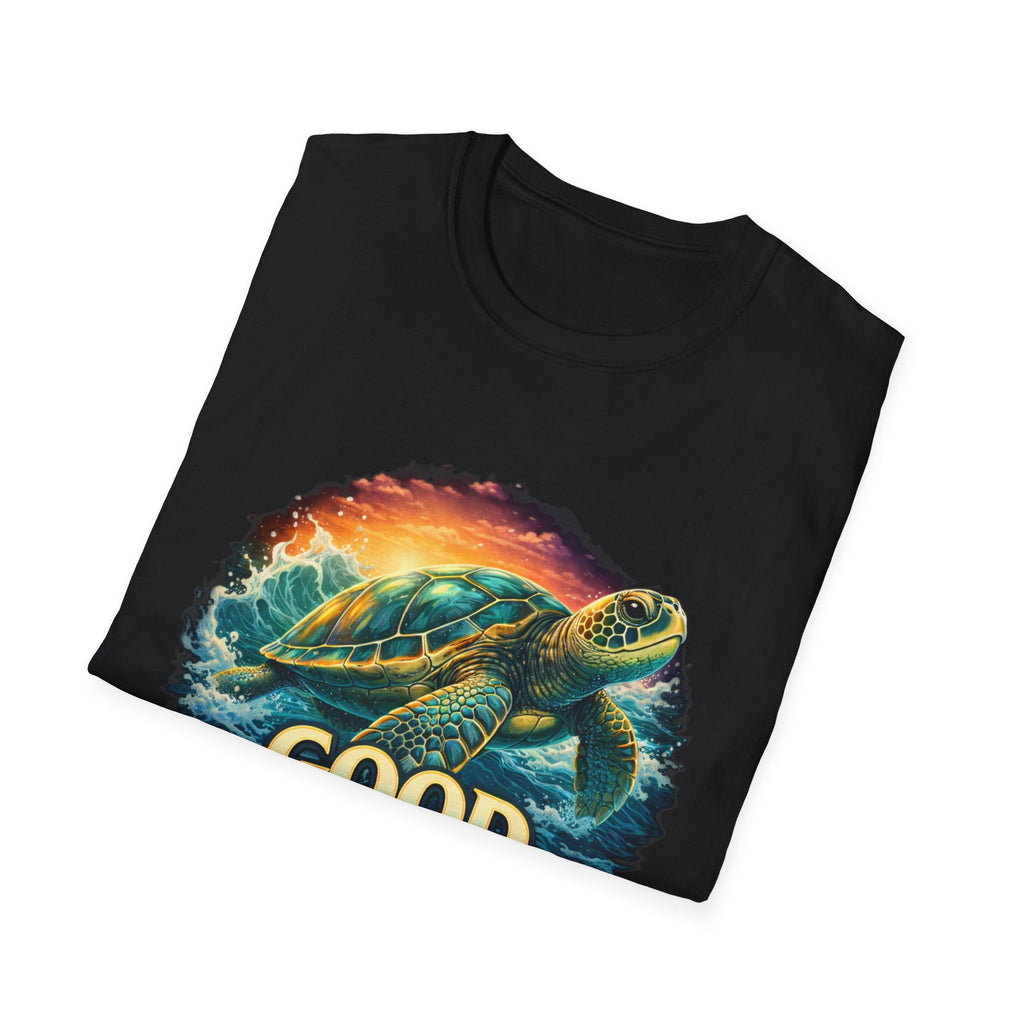 Sea Turtle 'Good Vibes' T-Shirt — Coastal Summer Surf Tee