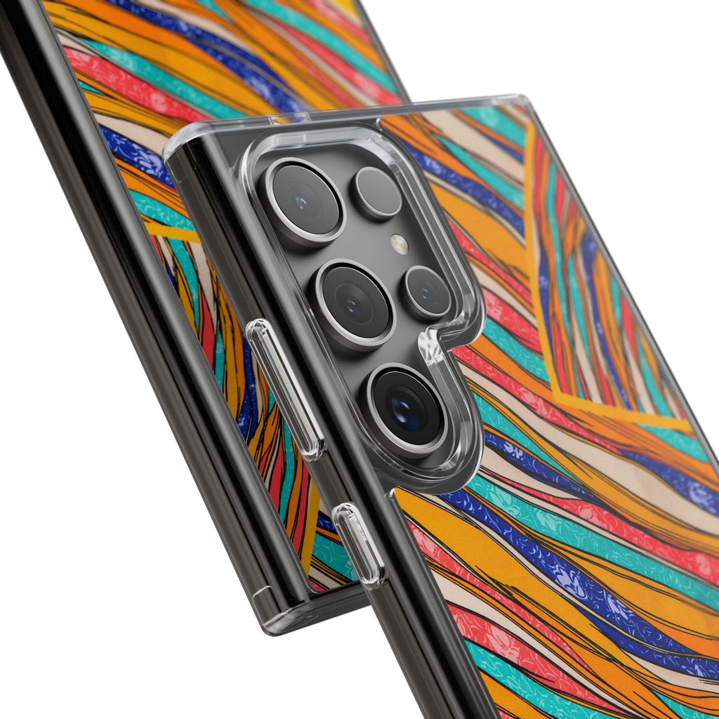 Clear Cases Stripes of  Powerful Colors