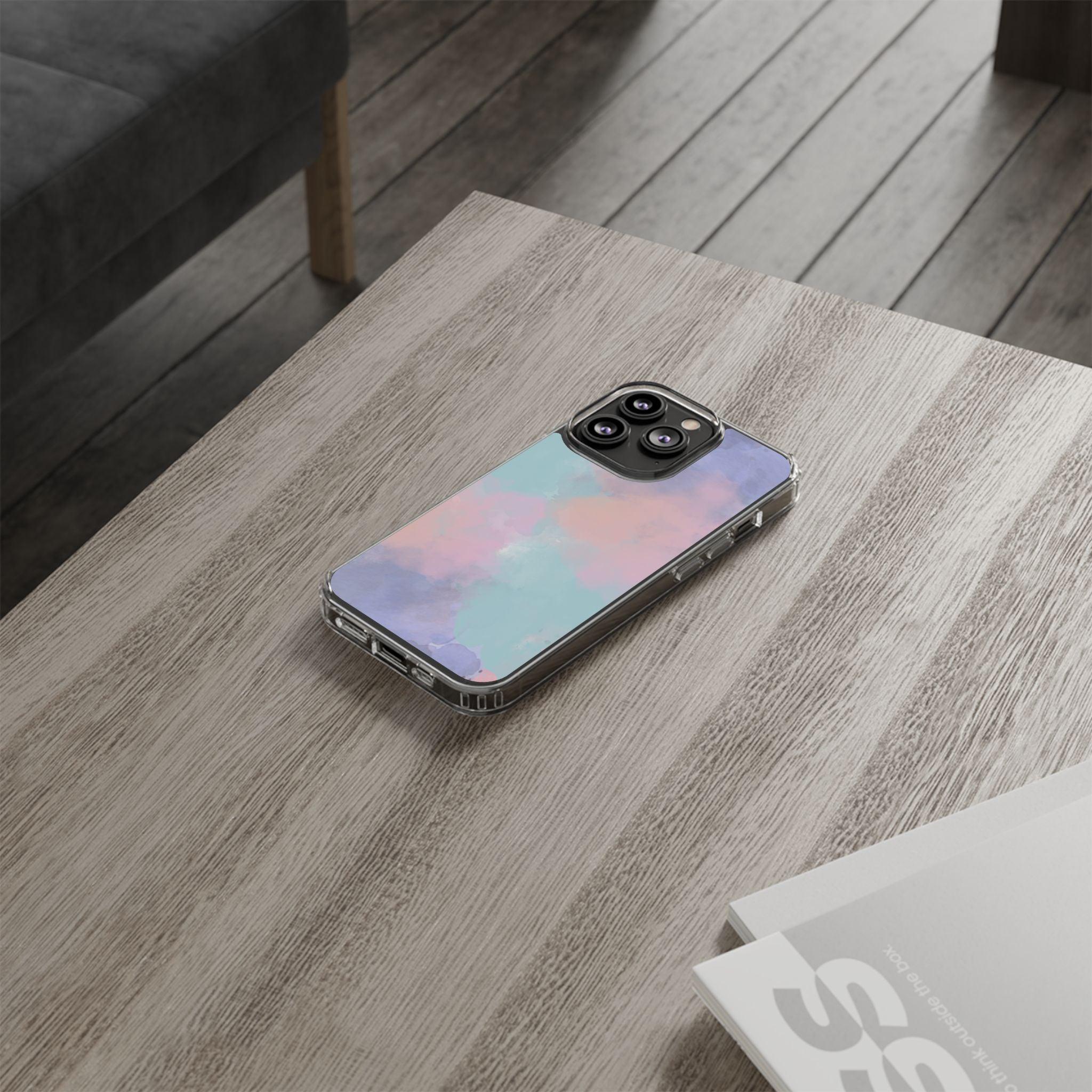 Shades of Pastel Clear Cases