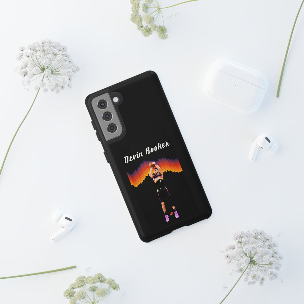 Devin Booker Precision Blaze Series – Dual-Layer ShockGuard Protection | Fits iPhone 8–16 Pro Max & Samsung Galaxy S10–S25 Ultra