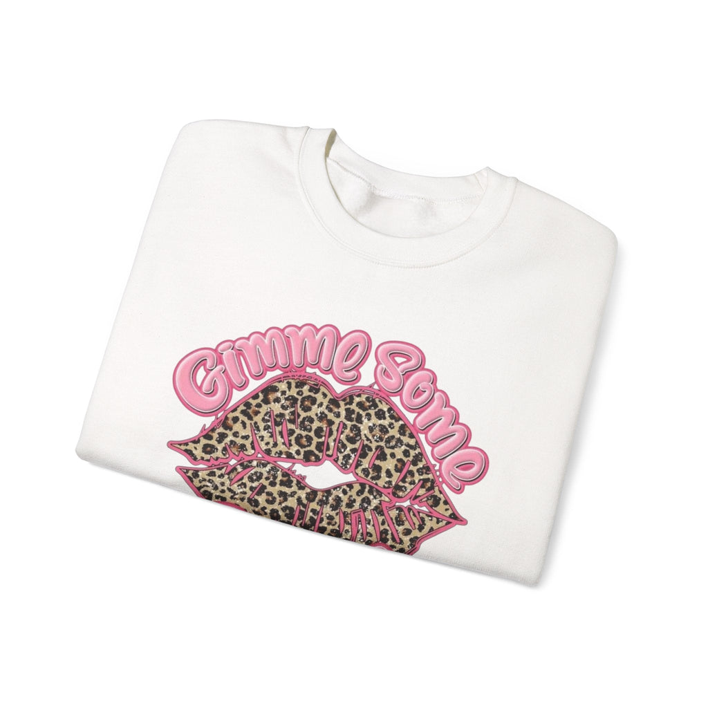 Gimme Some Sugar Leopard Lips Crewneck Sweatshirt