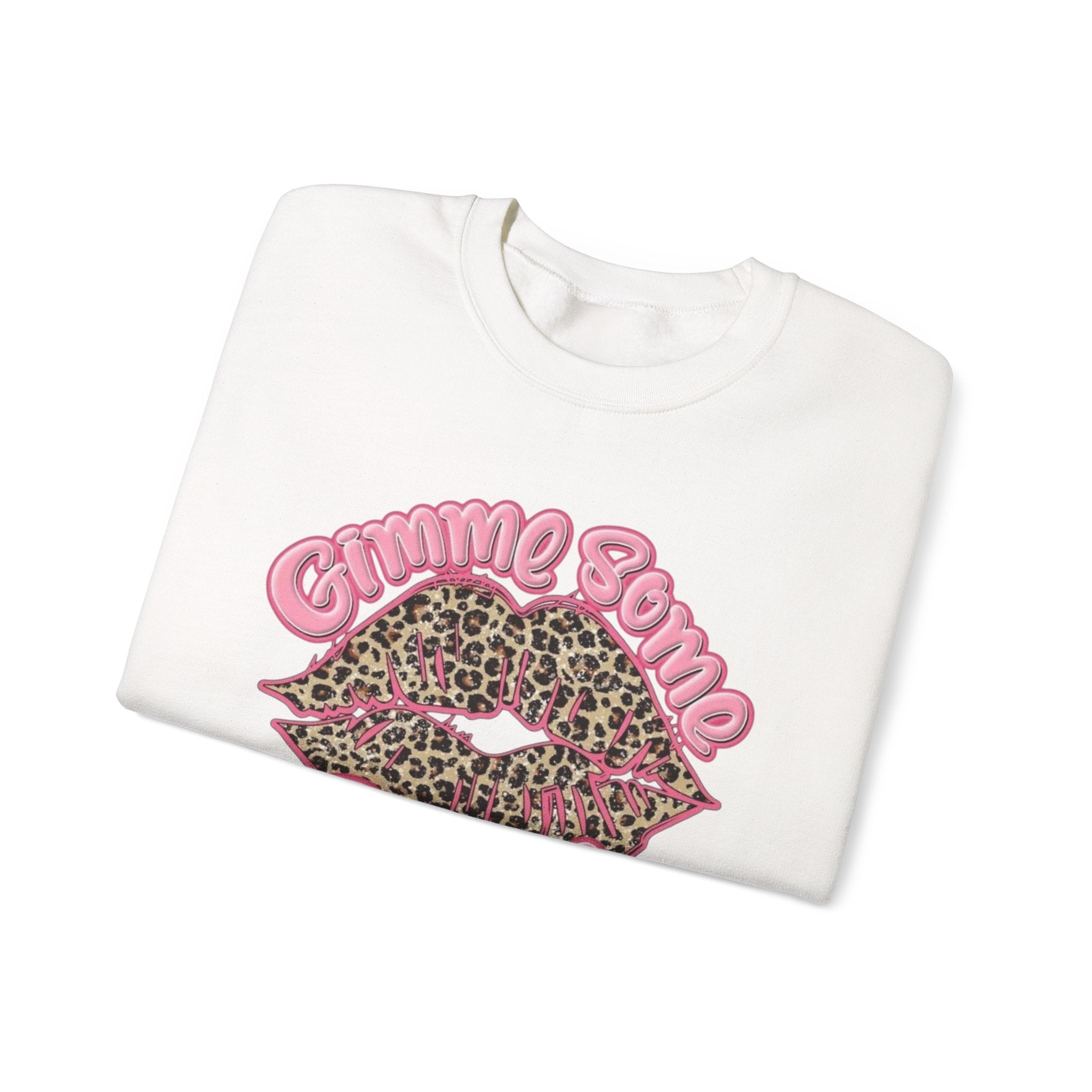 Gimme Some Sugar Leopard Lips Crewneck Sweatshirt