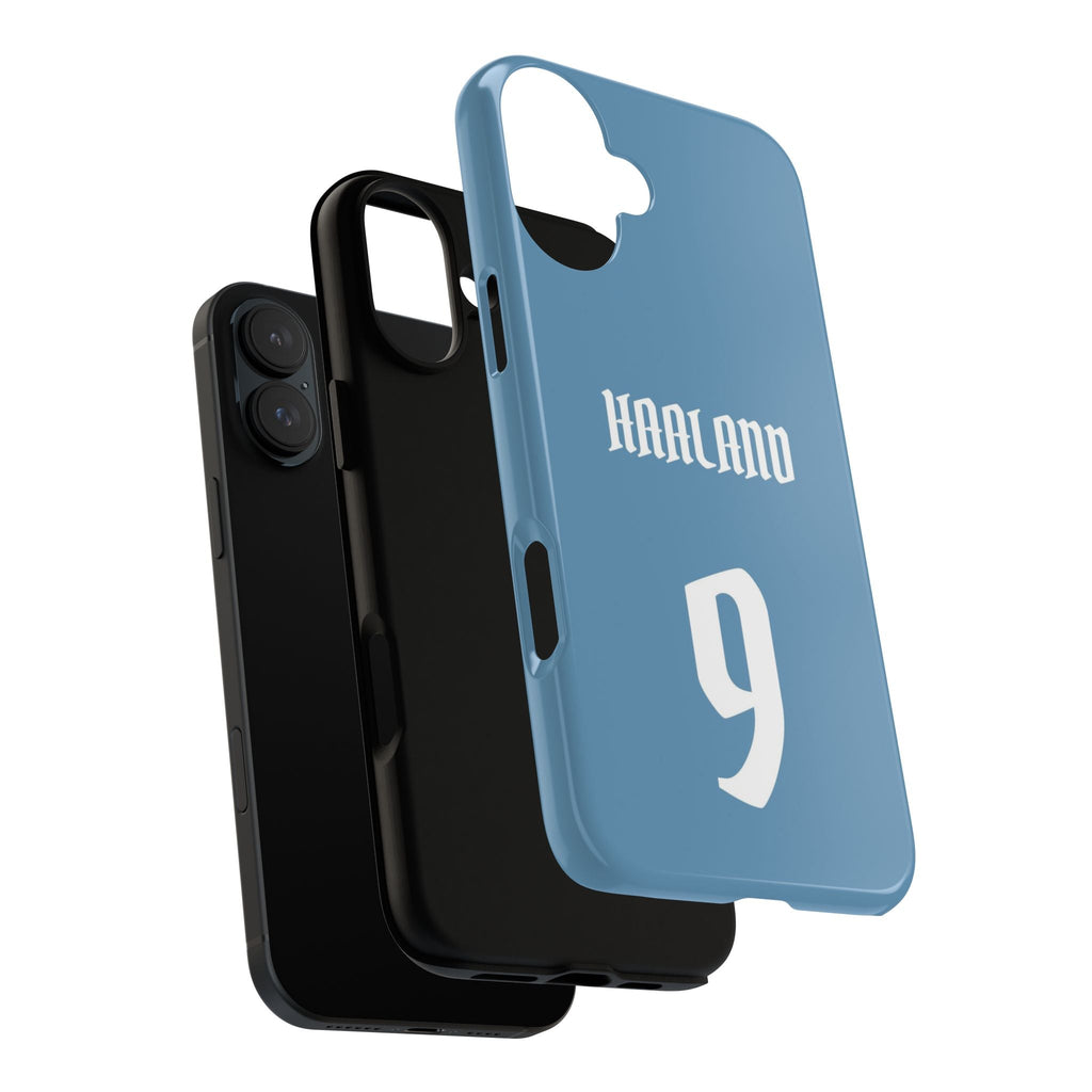 Erling Haaland PowerStrike – Rugged Dual-Layer Protection & Slim Profile | Compatible with iPhone 8 to 16 Pro Max & Samsung Galaxy S10 to S25 Ultra