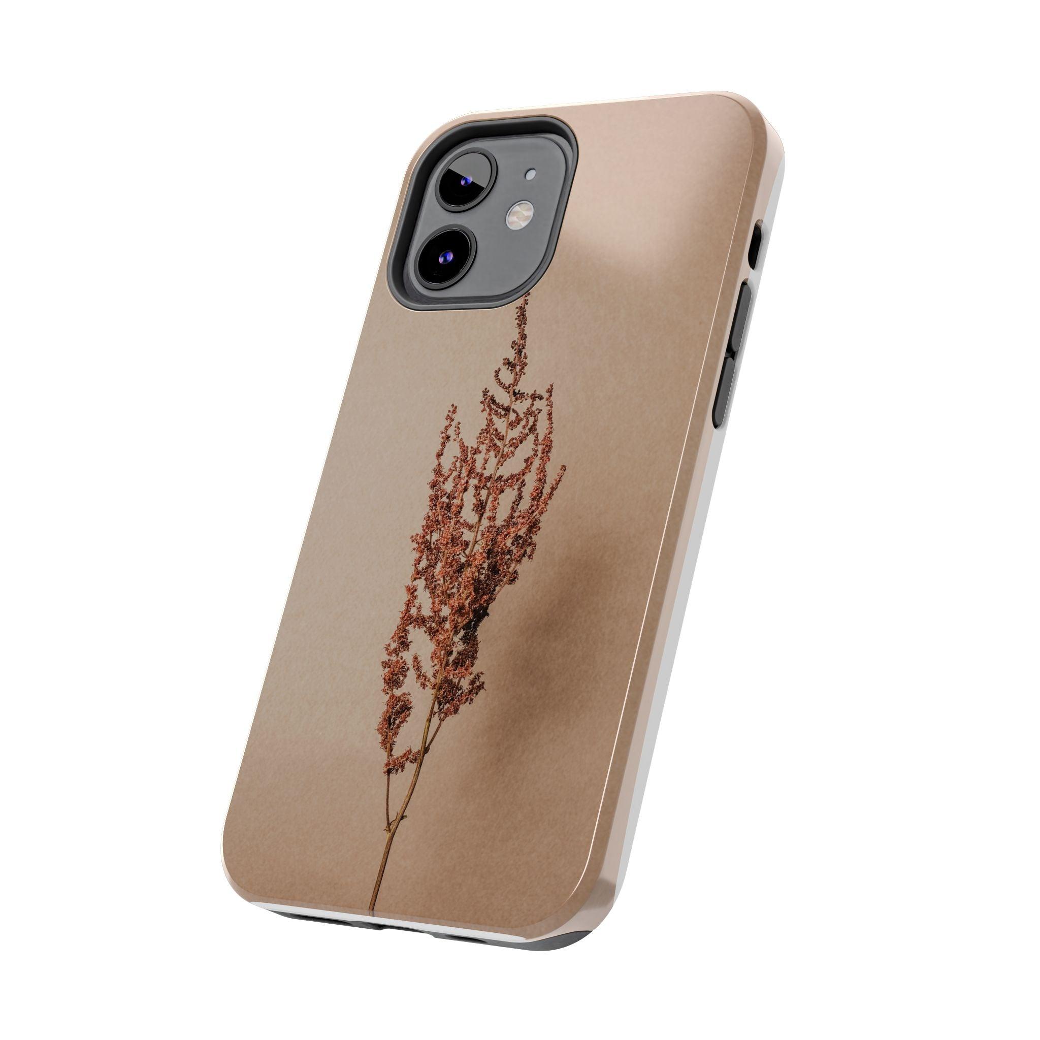 Brown Dry Leaf Tough Phone Cases
