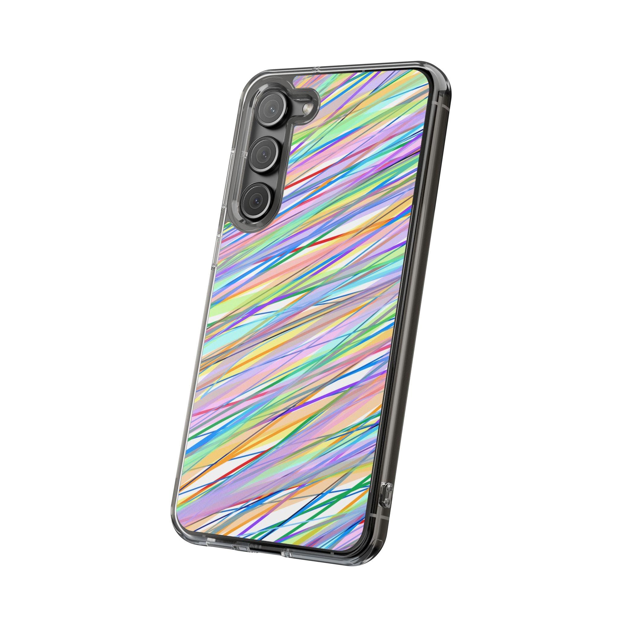 Threads Of Colors Clear Case