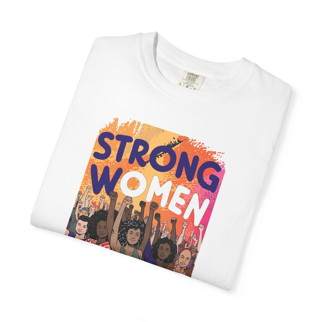 Strong Women Strong World Cotton Tee - Unisex Comfort - DipaliZ