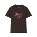 Love Me T-Shirt - Pink Script Valentine’s Tee