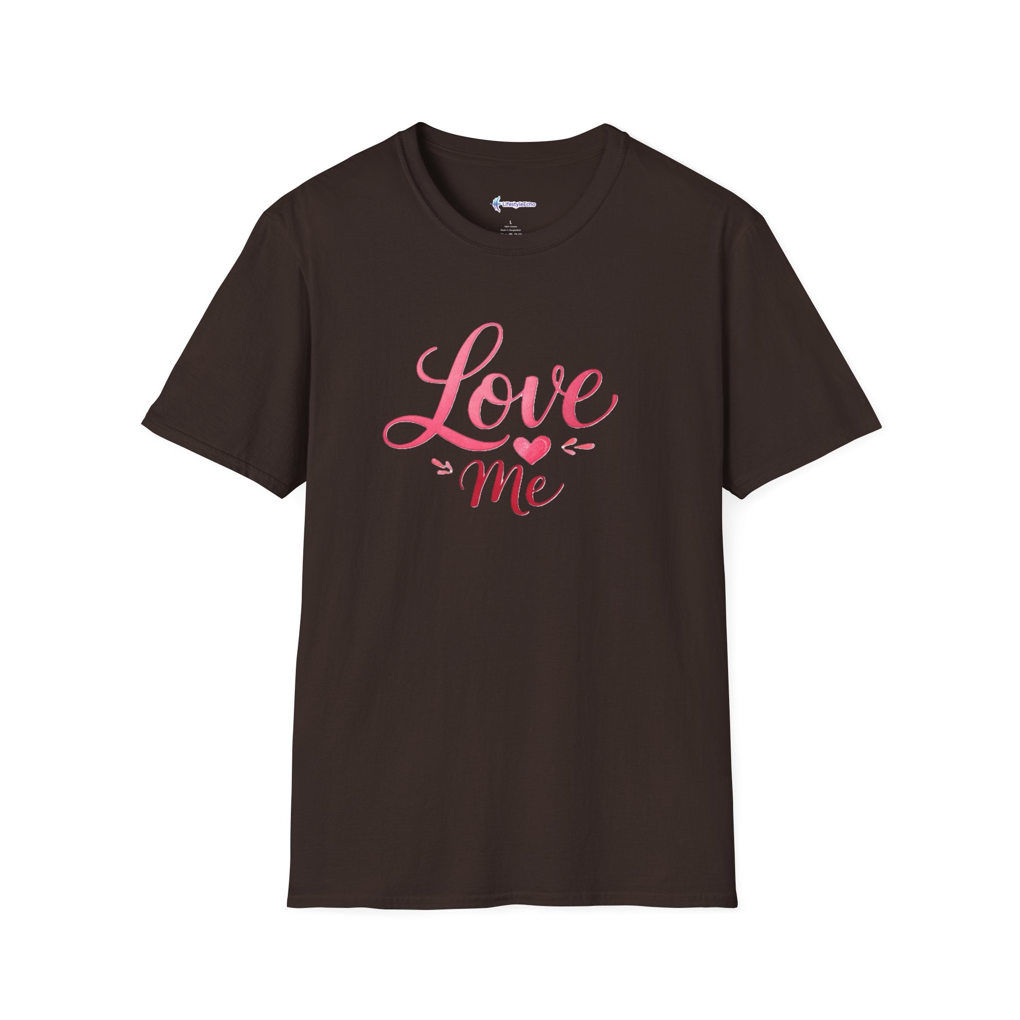 Love Me T-Shirt - Pink Script Valentine’s Tee