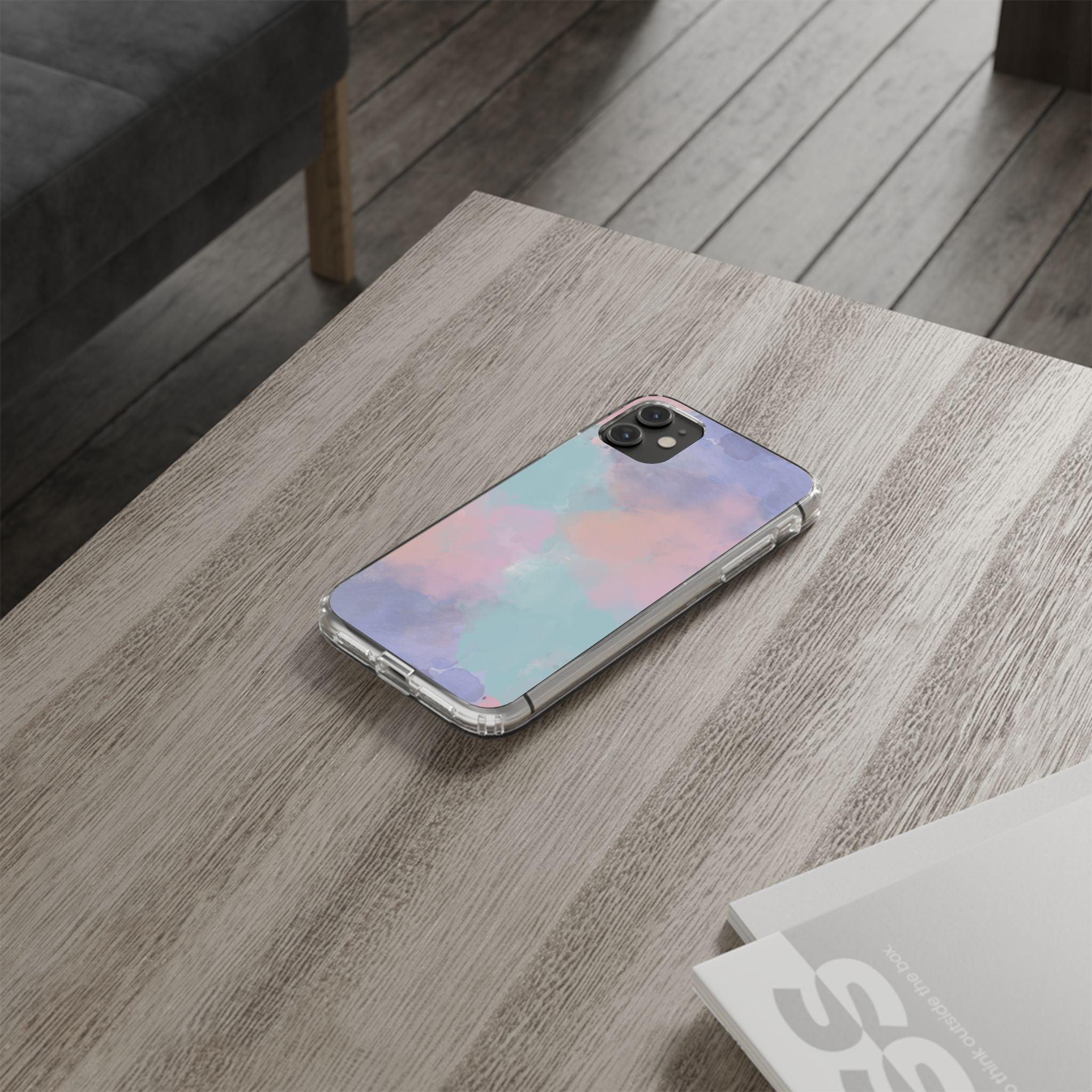 Shades of Pastel Clear Cases