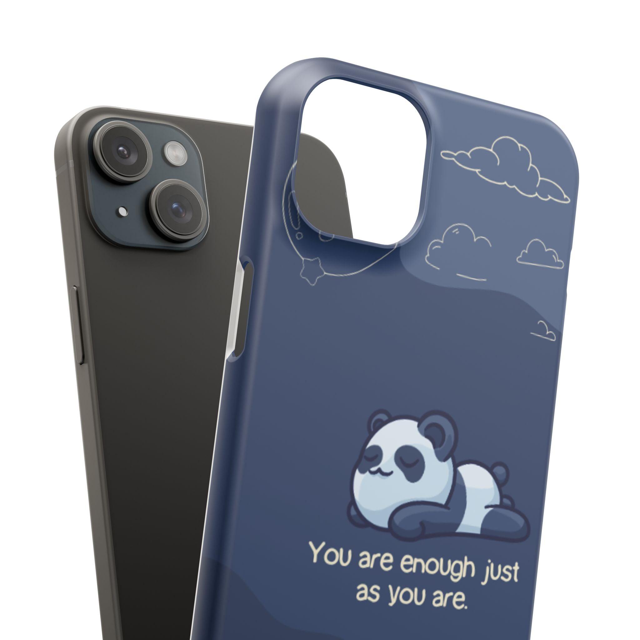 Panda Dreams Phone Case – Cozy Vibes & Inspiring Words
