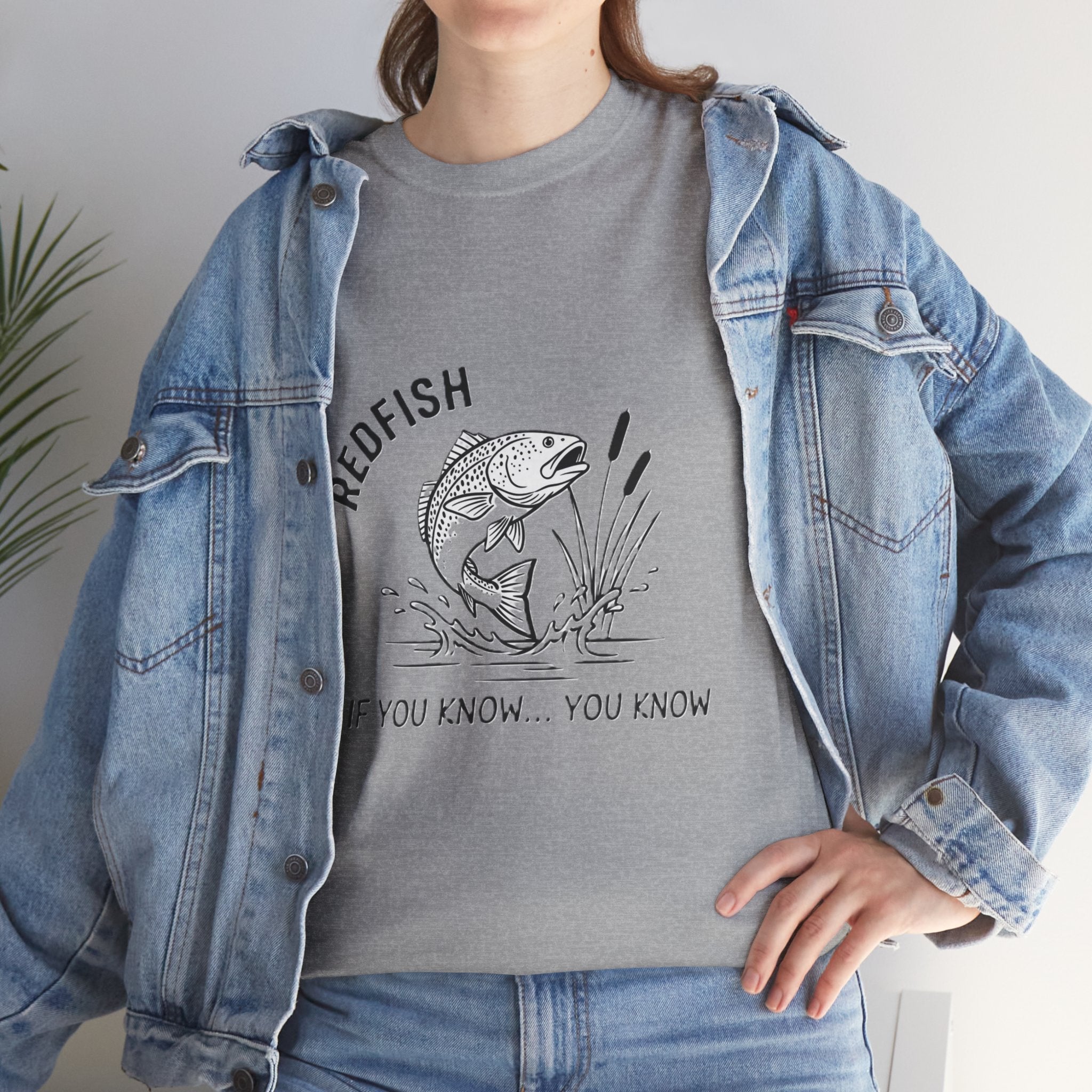 Fishing Red Fish T-Shirt — Vintage Angler Tee