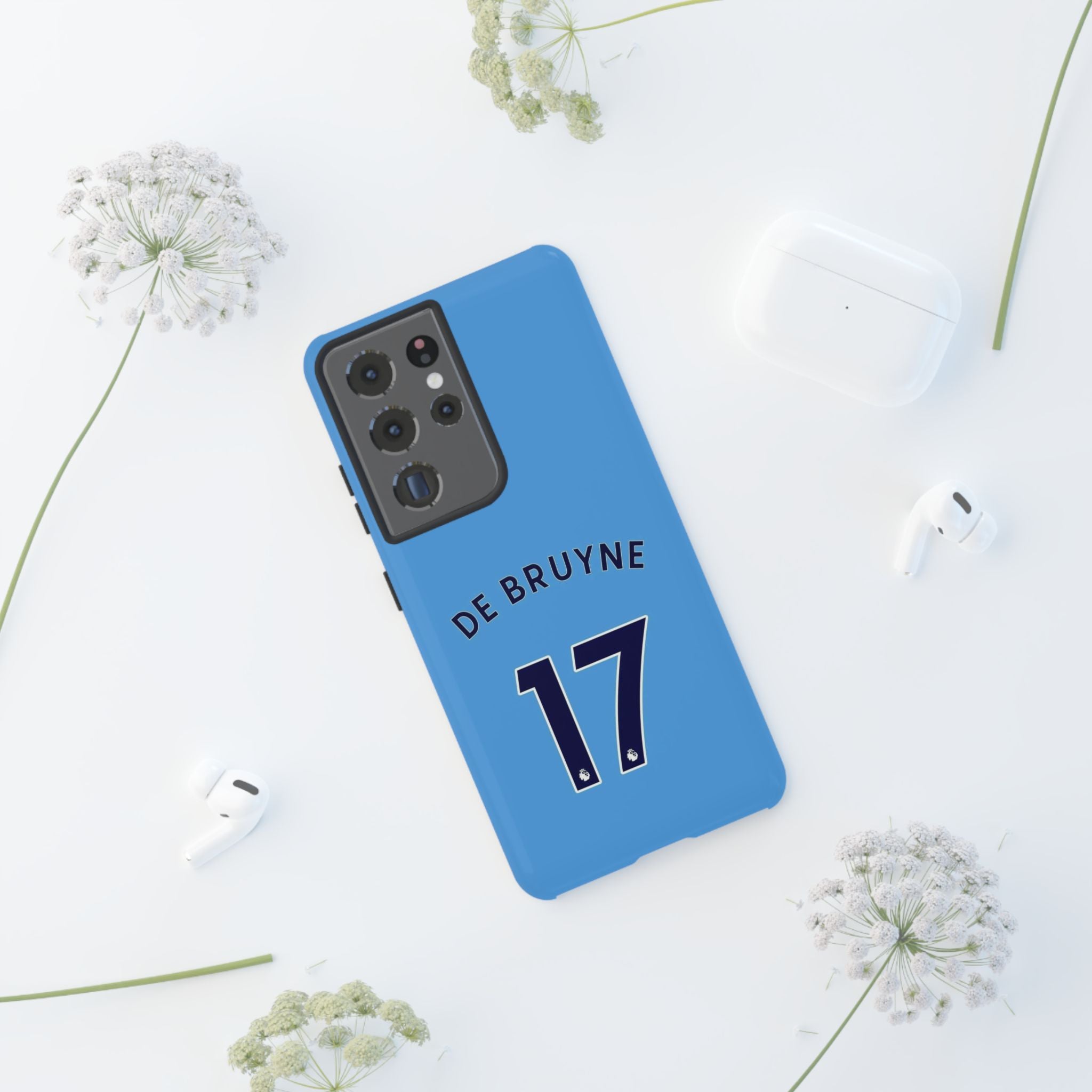 Kevin De Bruyne VisionGuard – Enhanced Protection & Sleek Design | Fits iPhone 8–16 Pro Max & Galaxy S10–S25 Ultra