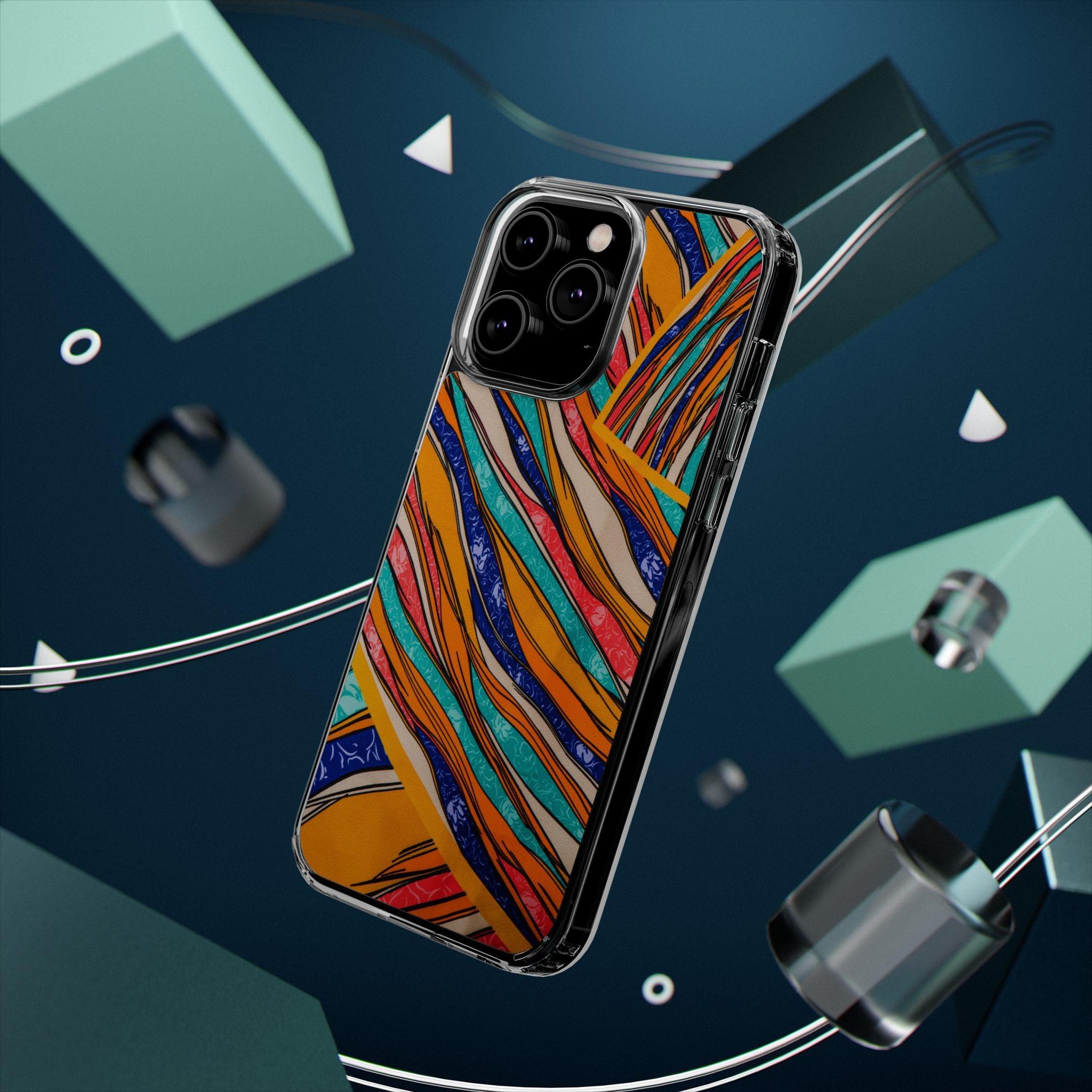 Clear Cases Stripes of  Powerful Colors