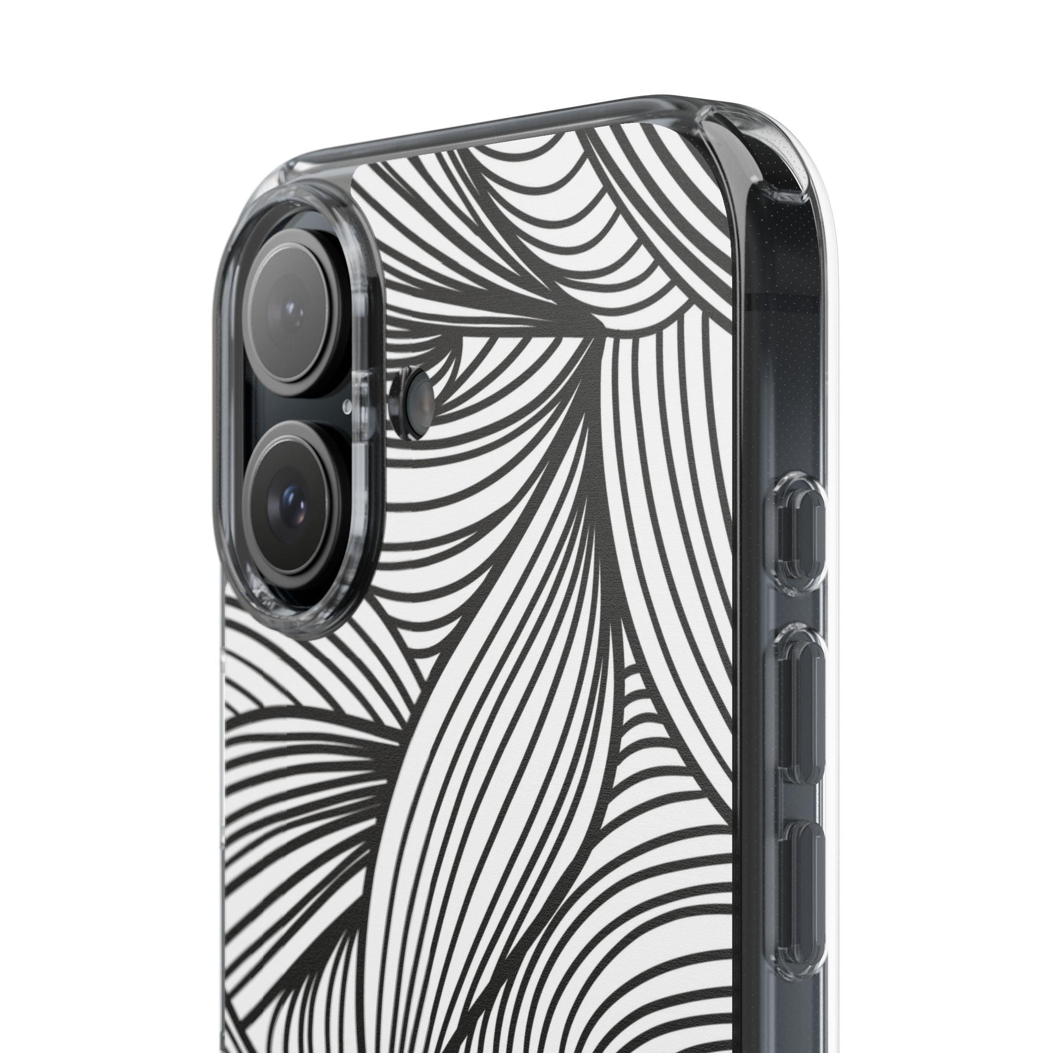 Black and White Illusion Clear Cases