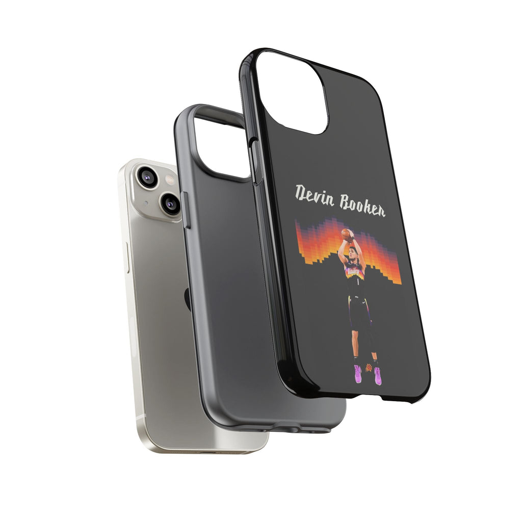 Devin Booker Precision Blaze Series – Dual-Layer ShockGuard Protection | Fits iPhone 8–16 Pro Max & Samsung Galaxy S10–S25 Ultra