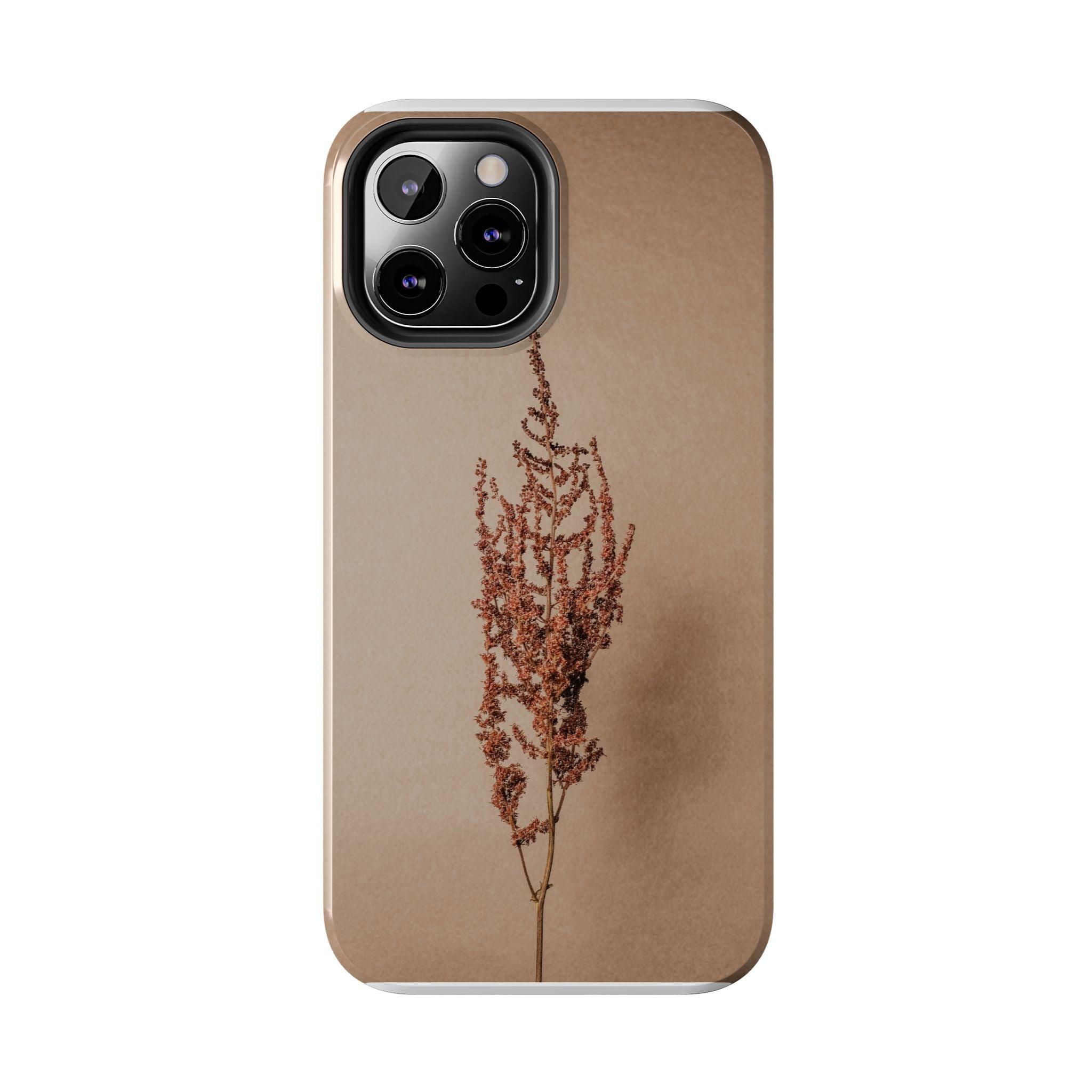 Brown Dry Leaf Tough Phone Cases