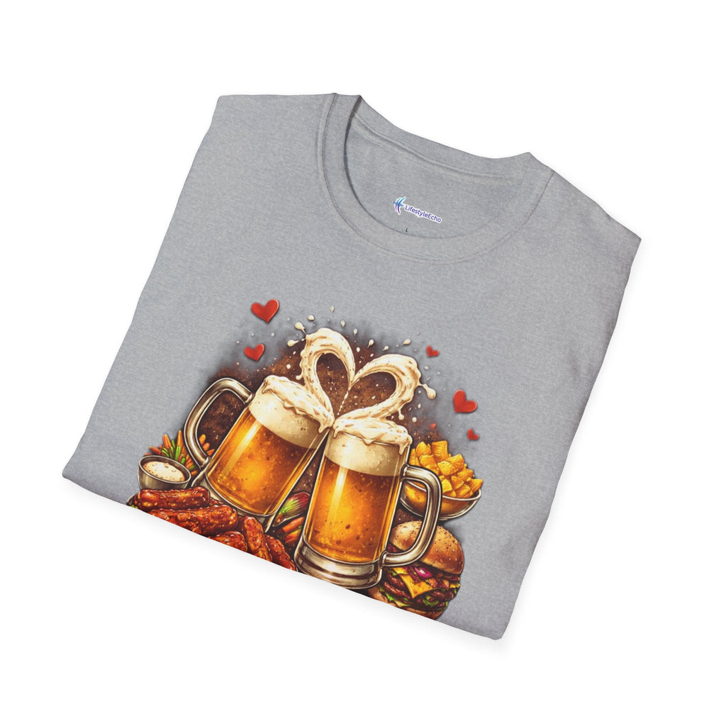 Food & Beer Valentine's T-Shirt - My One True Love